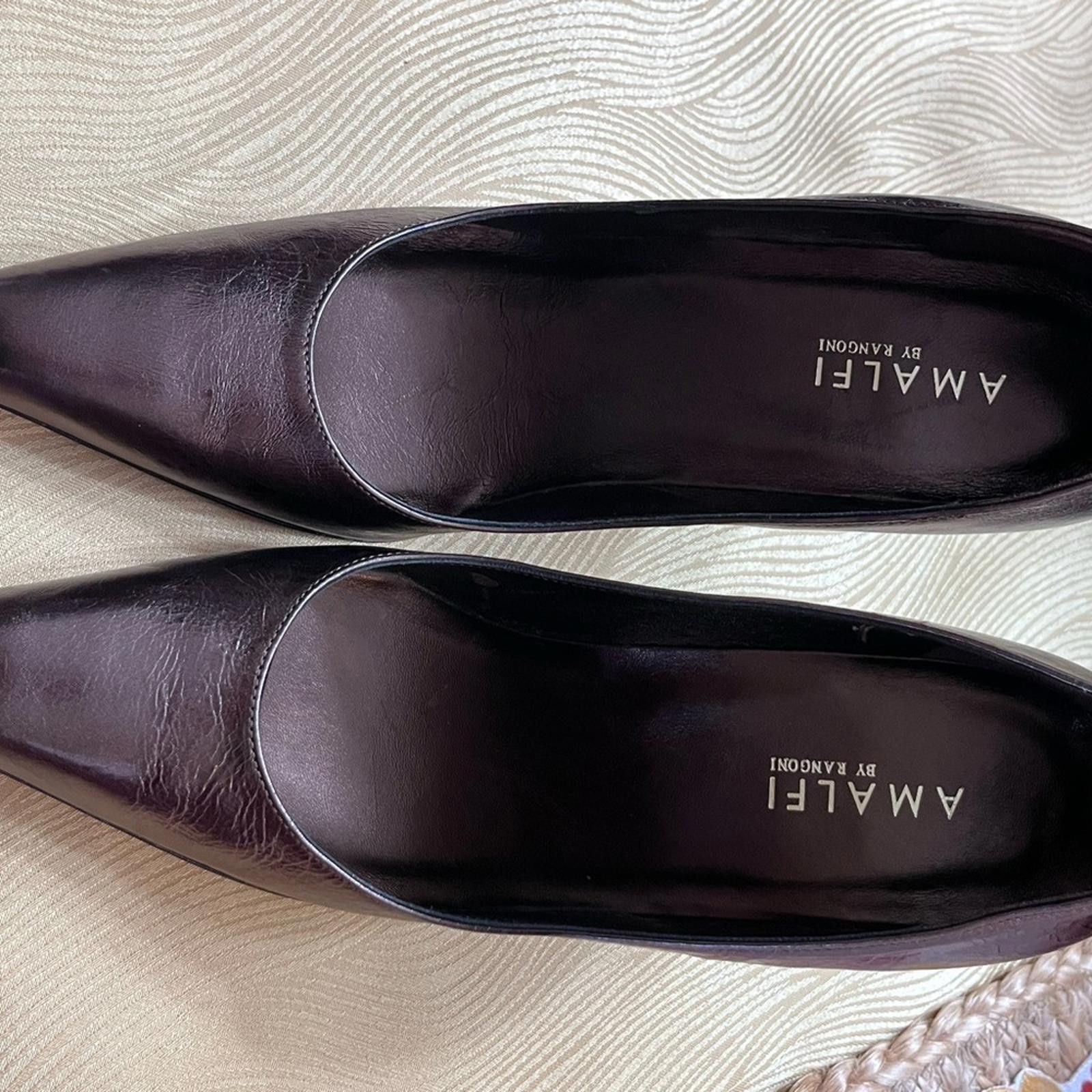 Other Rangoni Black Leather Heels Size US 9.5 / IT 39.5 - 7 Thumbnail