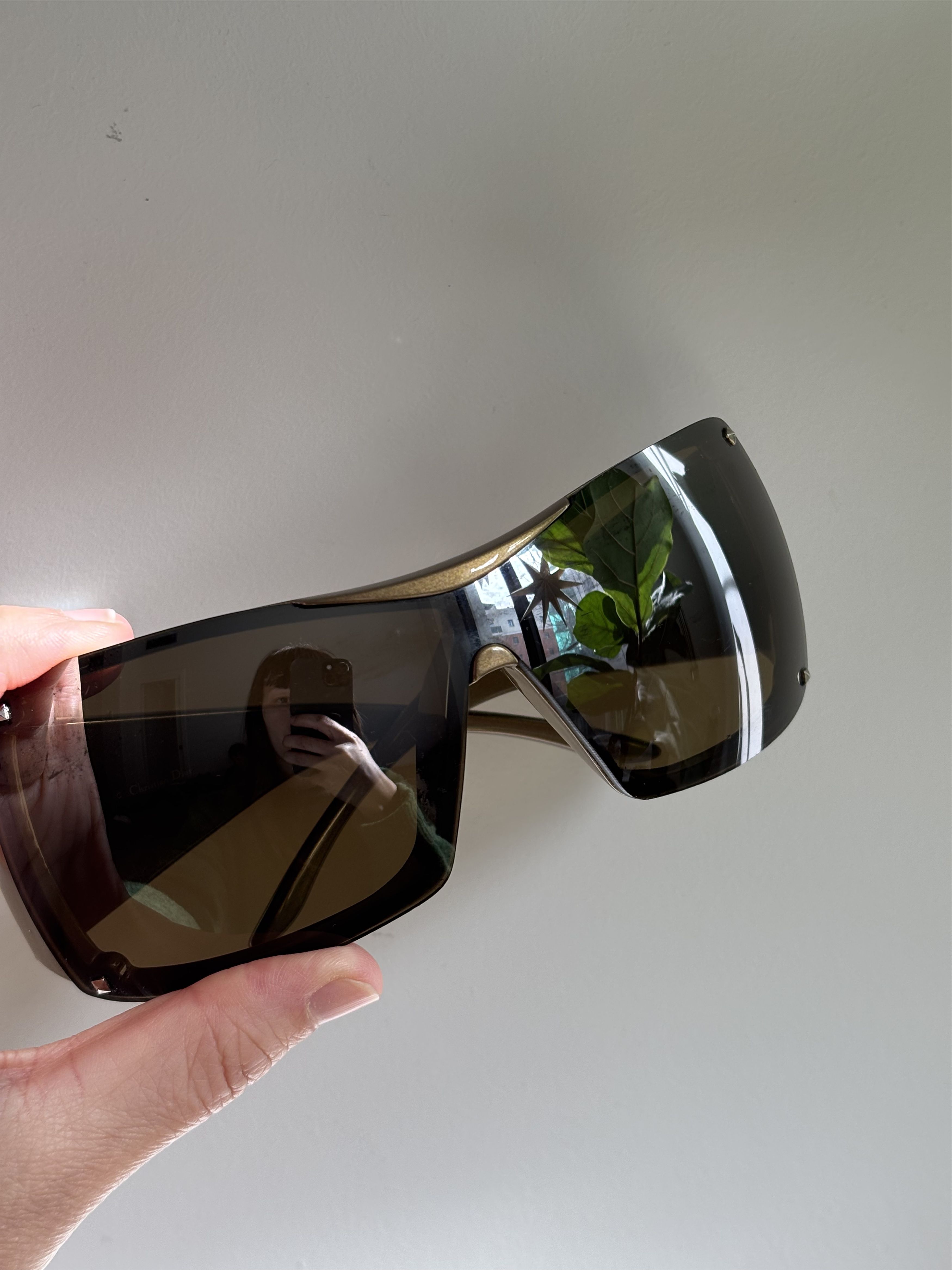 Dior DIOR Sunglasses Overshine Mask Ski Wrap Shield Logo Size ONE SIZE - 2 Thumbnail