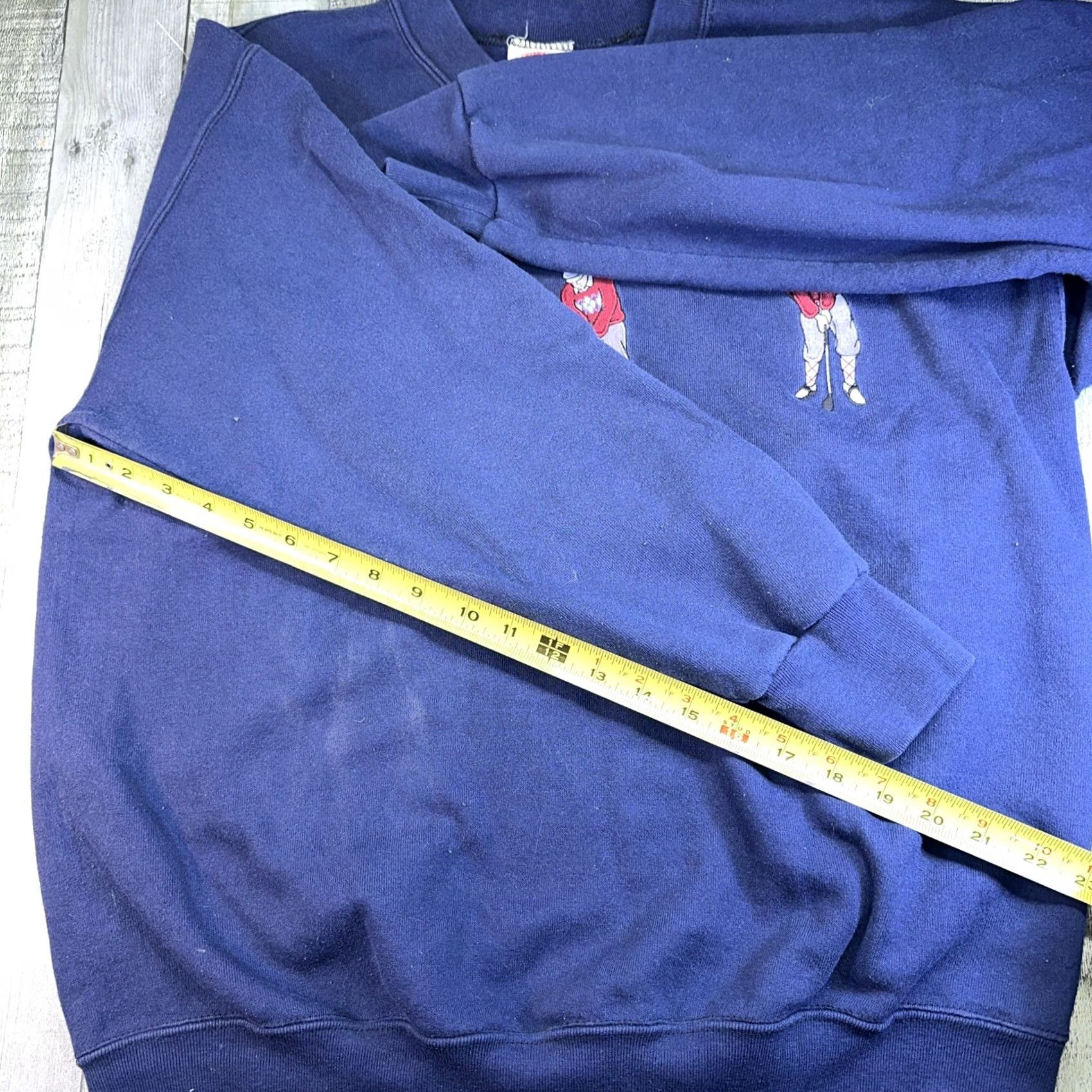 Nutmeg VINTAGE Nutmeg Mills embroidered golfer navy crewneck sweatshirt Men XL Blue Pullover Golf Embroidered 90s Size US L / EU 52-54 / 3 - 5 Thumbnail