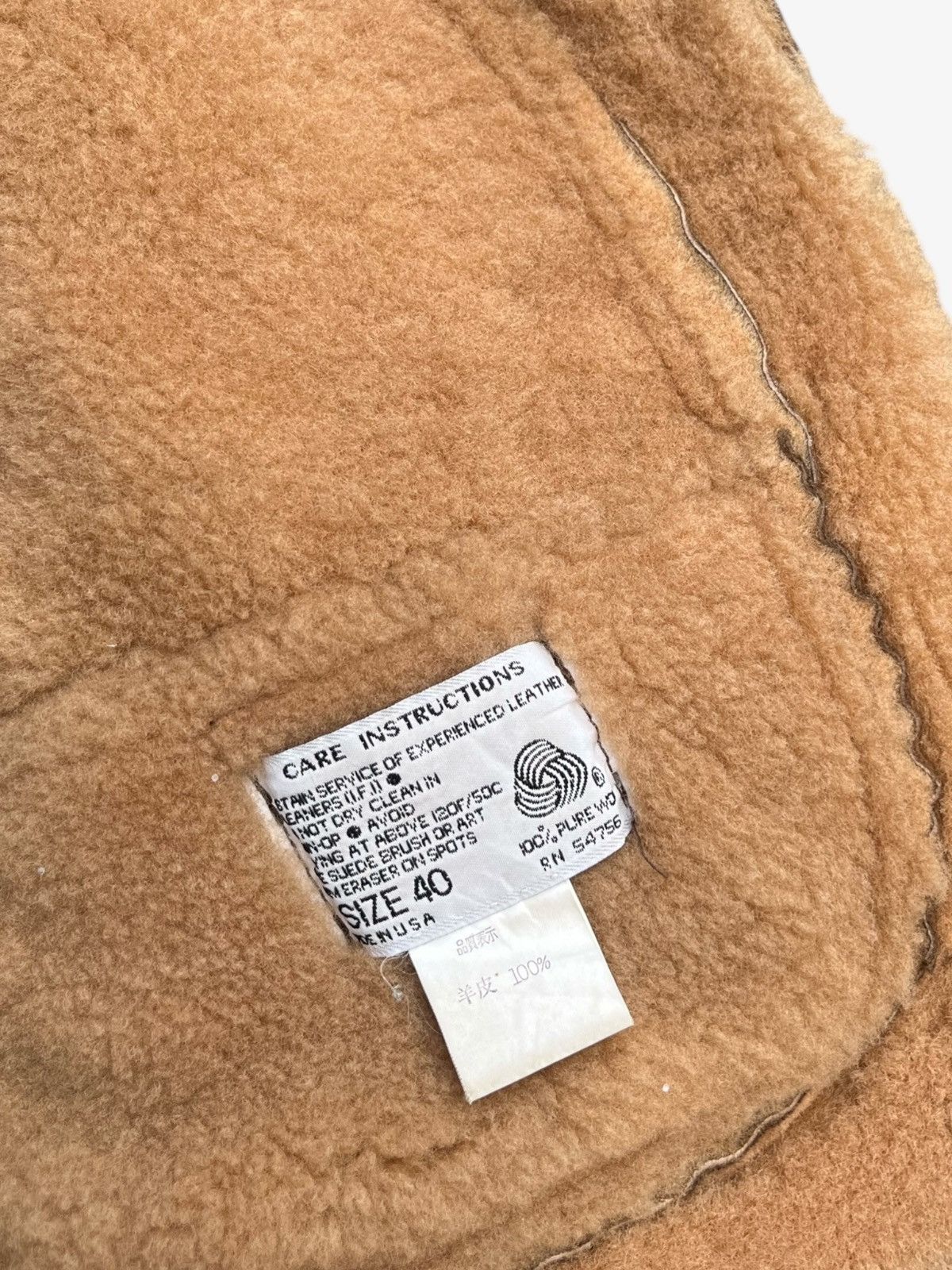 Sawyer of Napa Vintage Sawyer of Napa Shearling Ranch Sheepskin Suede Coat Size US M / EU 48-50 / 2 - 12 Thumbnail