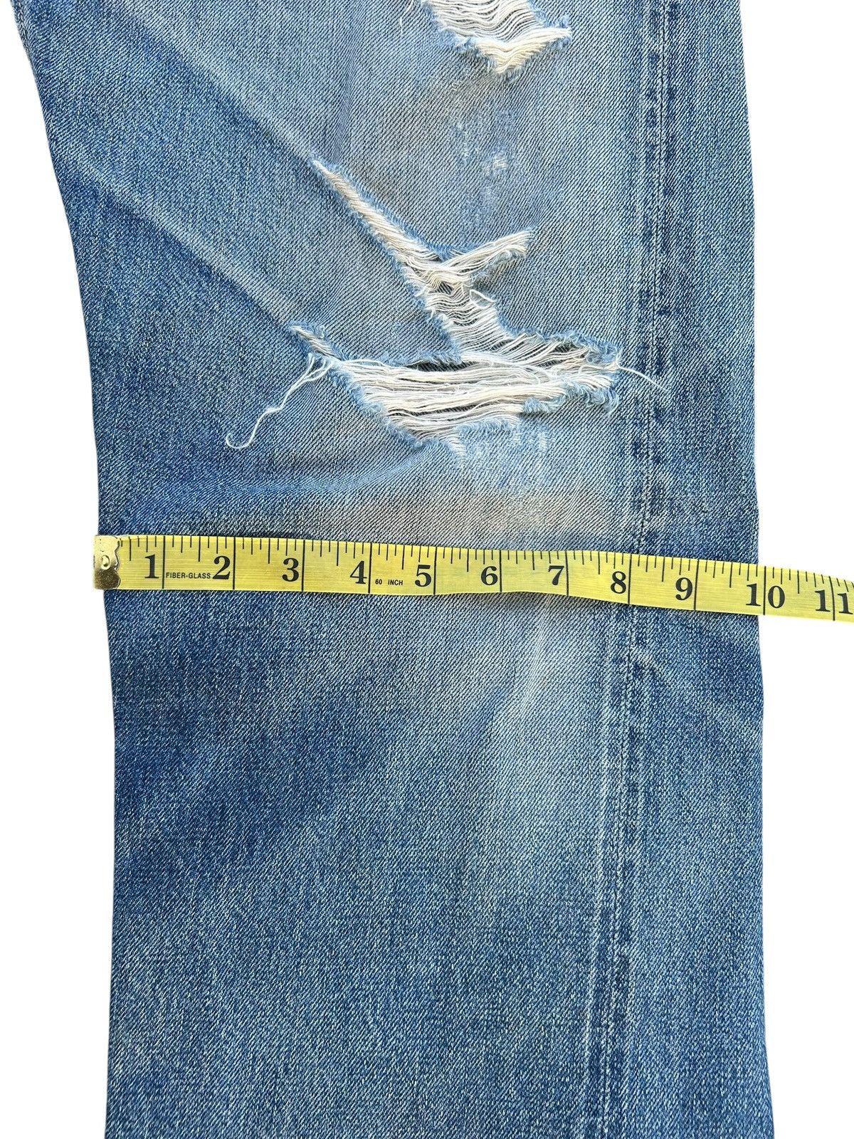 Japanese Brand × Kapital × Vintage Vintage Skull Angel Dust Selvedge Japanese Distressed Denim Size US 32 / EU 48 - 23 Thumbnail