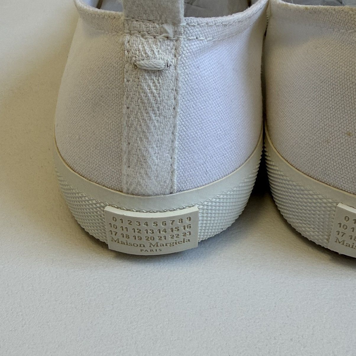 Maison Margiela S/S 20 White ‘Resin Dipped’ Tabi Sneakers Size US 8 / IT 38 - 14 Thumbnail