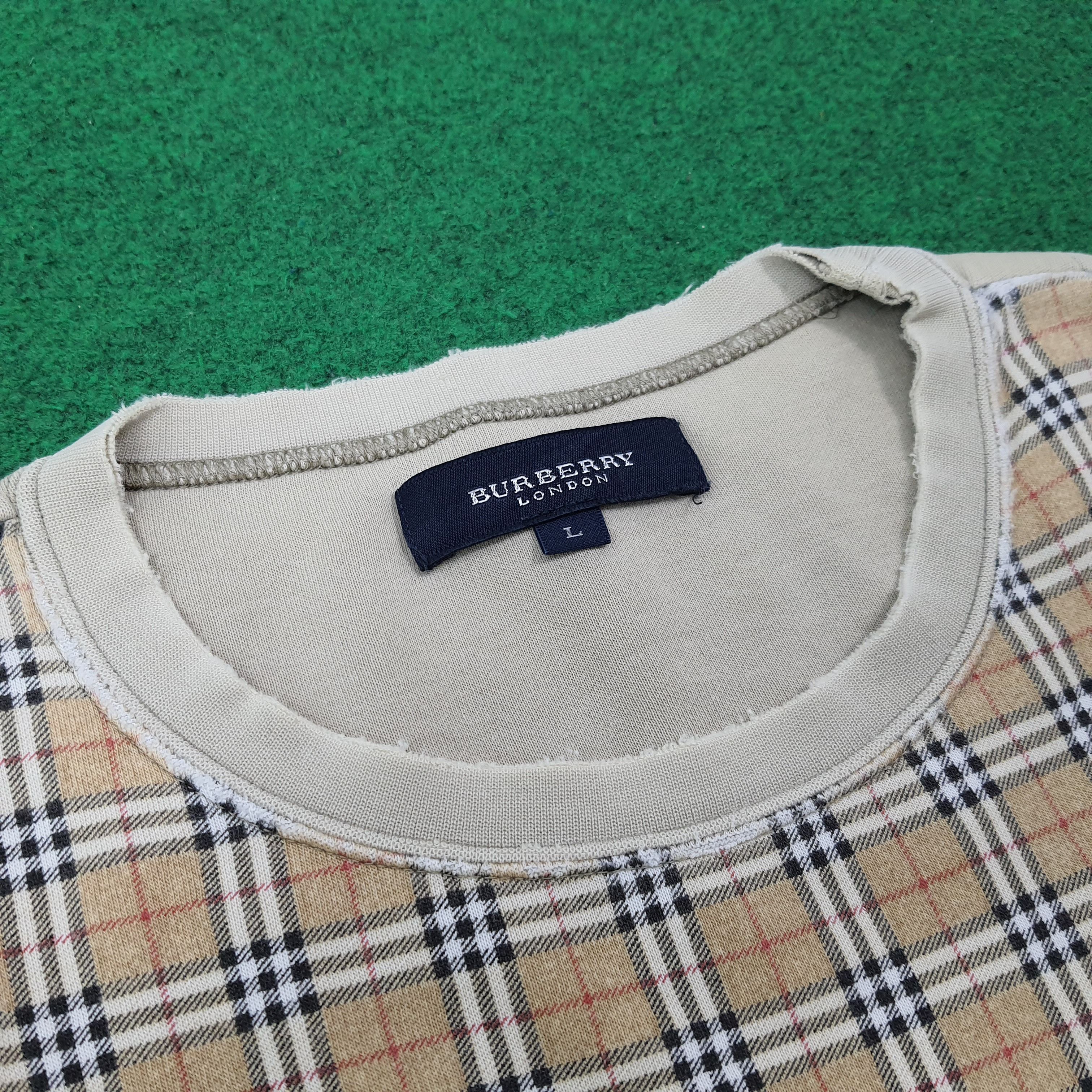 Burberry Vintage Burberry Nova Check Pocket Sweatshirt C274N11 Size US L / EU 52-54 / 3 - 4 Thumbnail