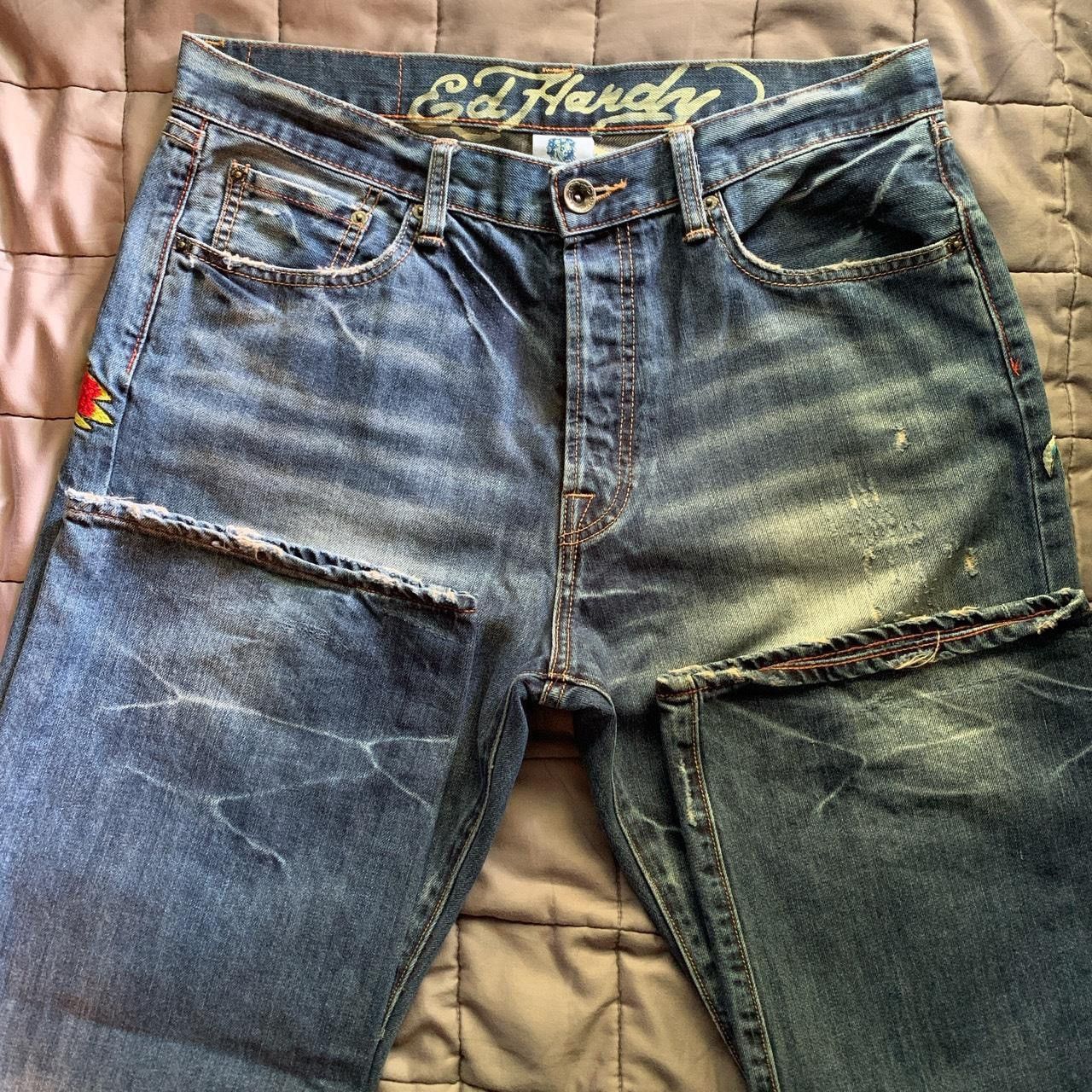 Ed Hardy Ed Hardy Vintage Jeans/ Waist 34/Length 34 Size US 34 / EU 50 - 3 Thumbnail