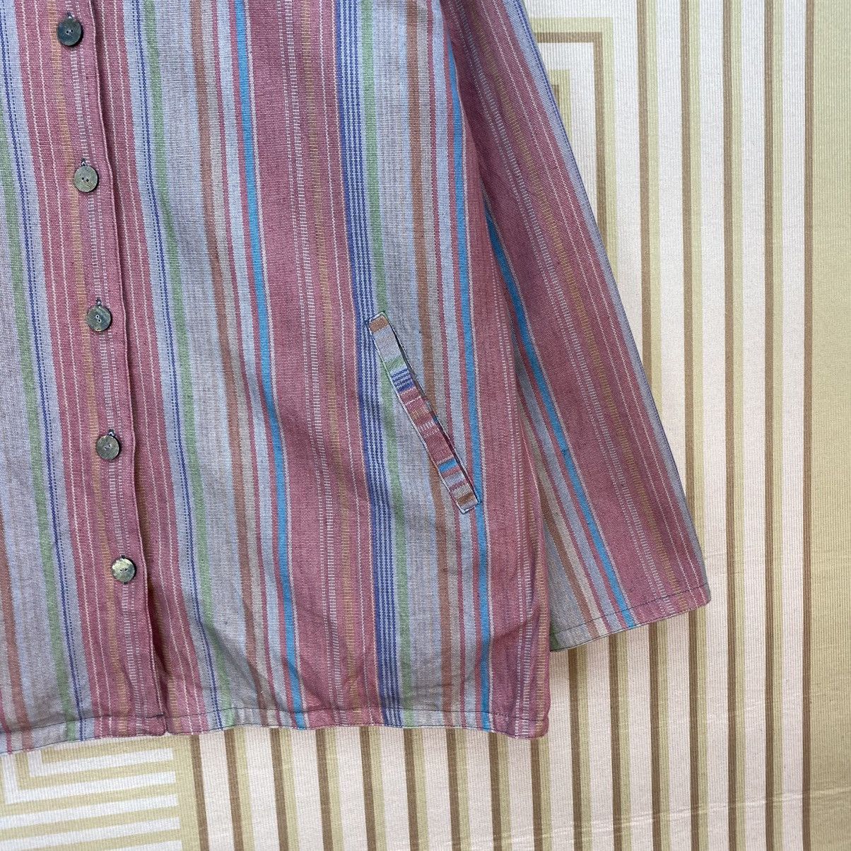 Blue Blue Japan 🫶Vintage Amina Stripes Reversible Jacket Size US M / EU 48-50 / 2 - 5 Thumbnail