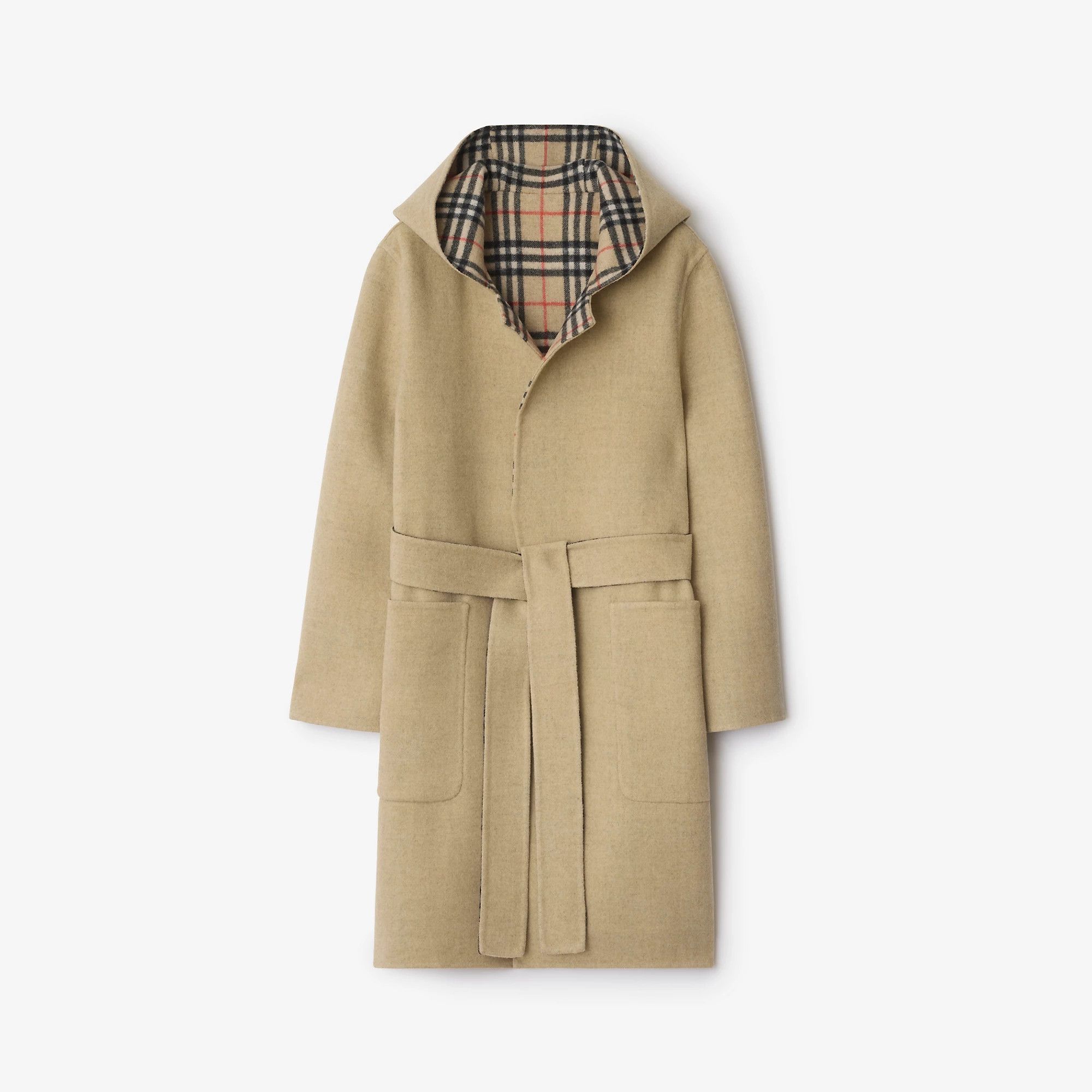 Burberry Burberry Reversible Hoodie Coat In Wool tag size 10 Women - USA Duties Paid Size M / US 6-8 / IT 42-44 - 1 Thumbnail