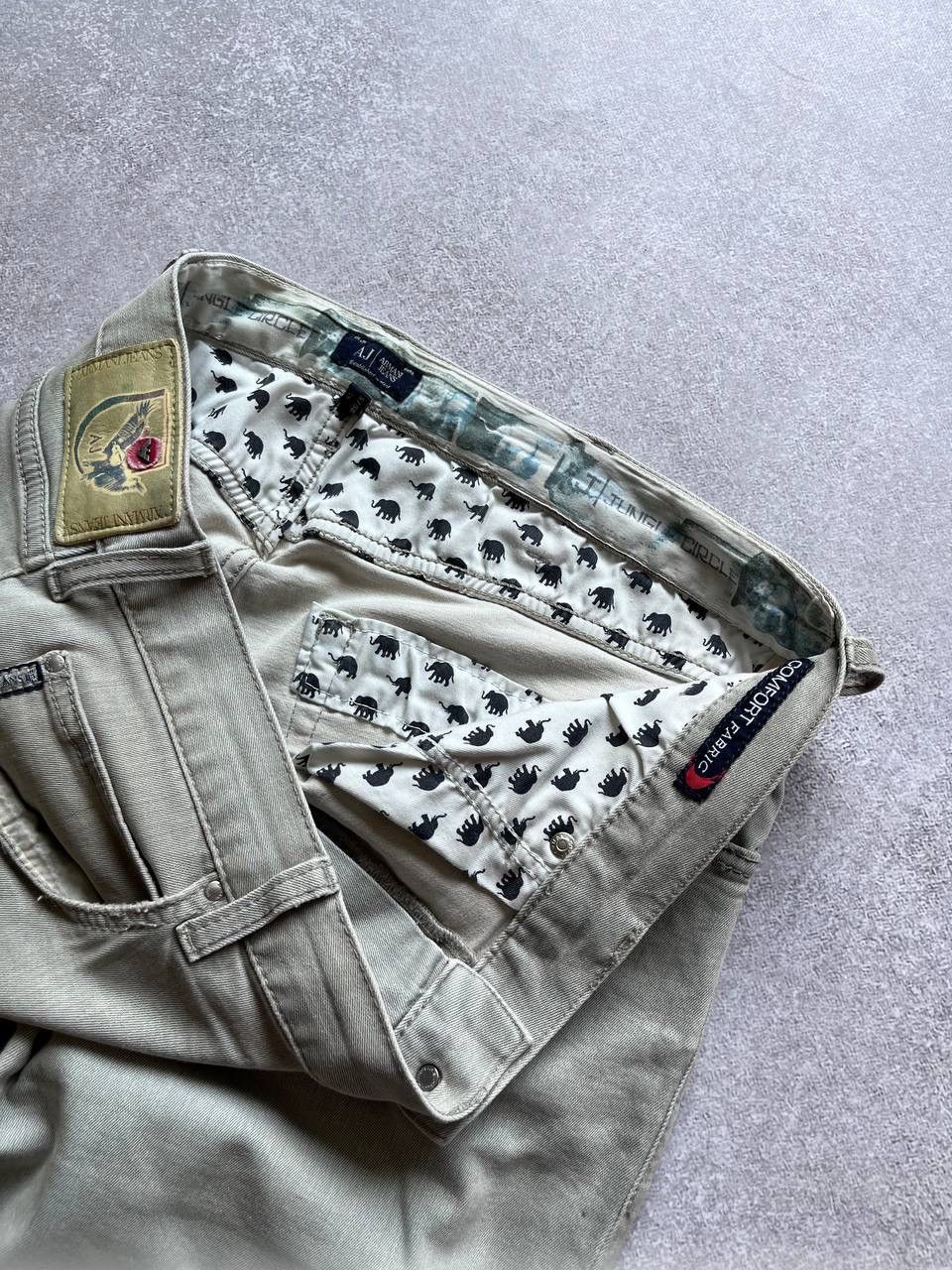 Emporio Armani Vintage Emporio Armani Jungle Circle Jeans Baggy 38 Size US 38 / EU 54 - 7 Thumbnail