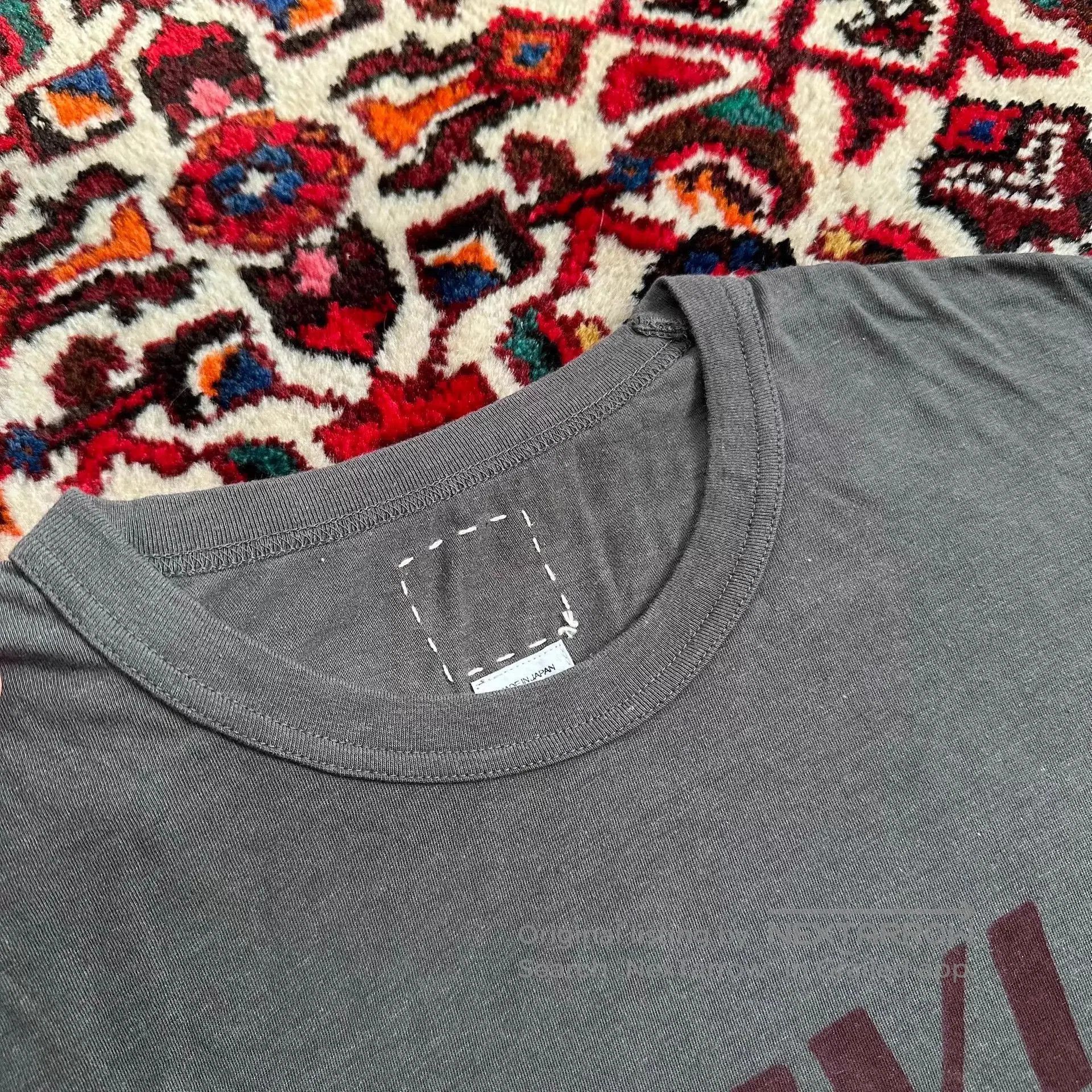 Visvim Black Short Sleeve Graphic Print Shirt XL. Size US XL / EU 56 / 4 - 4 Thumbnail