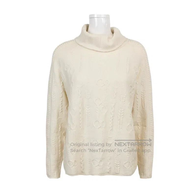 Hermes Hermes Wool solid color high-neck long-sleeve sweater Size XS / US 0-2 / IT 36-38 - 1 Thumbnail