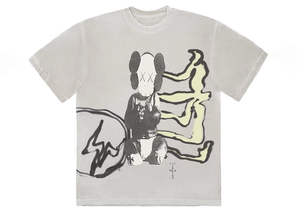 Fragment Design × Kaws × Travis Scott Travis Scott Cactus Jack x Kaws x Fragment Tee Size US L / EU 52-54 / 3 - 3 Thumbnail