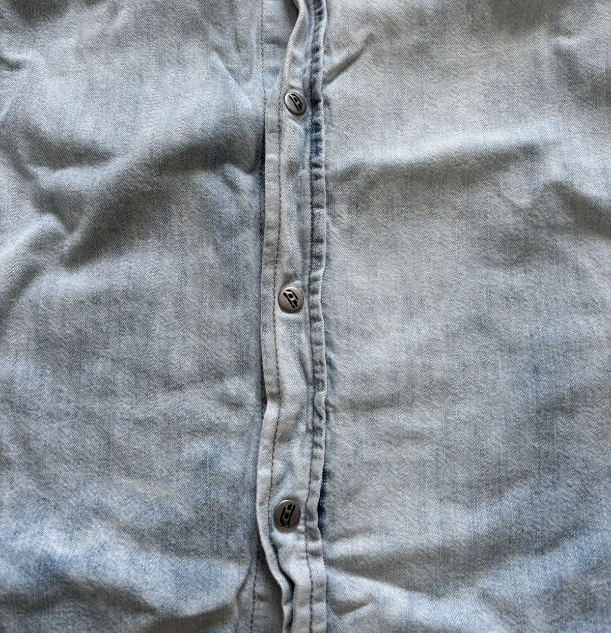 Diesel × Vintage Western Diesel Denim Shirt Cowboy Style Size US L / EU 52-54 / 3 - 3 Thumbnail