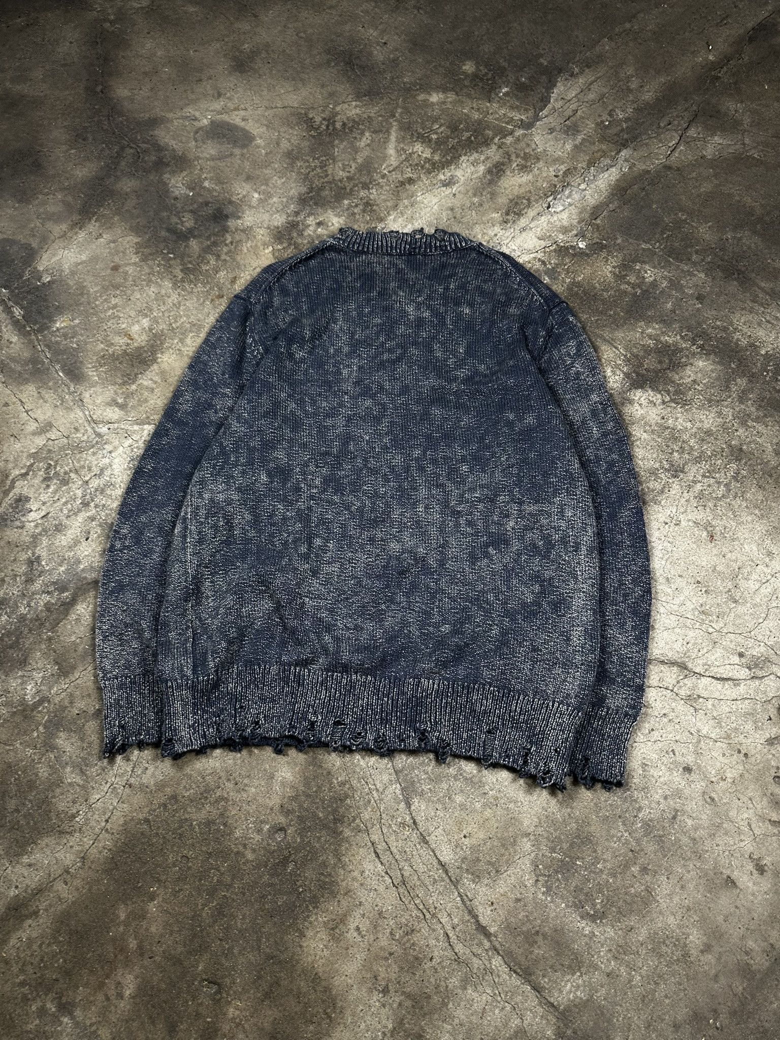 Acne Studios Acne Studios Acid Wash Distressed Knit Sweater Size US M / EU 48-50 / 2 - 4 Thumbnail