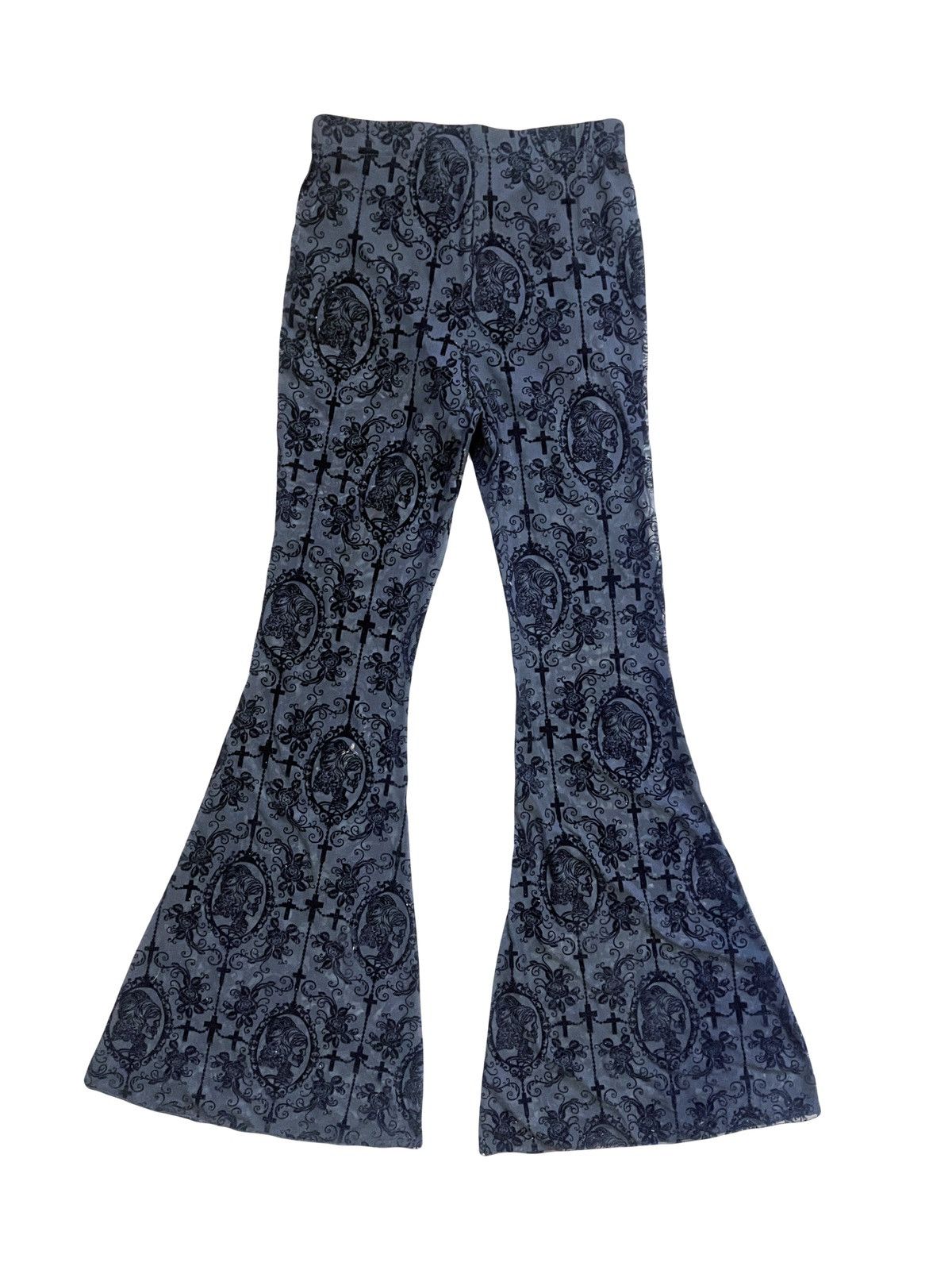 Japanese Brand Gothic see through flare pant ☠️🖤 Size 26" / US 2 / IT 38 - 1 Thumbnail