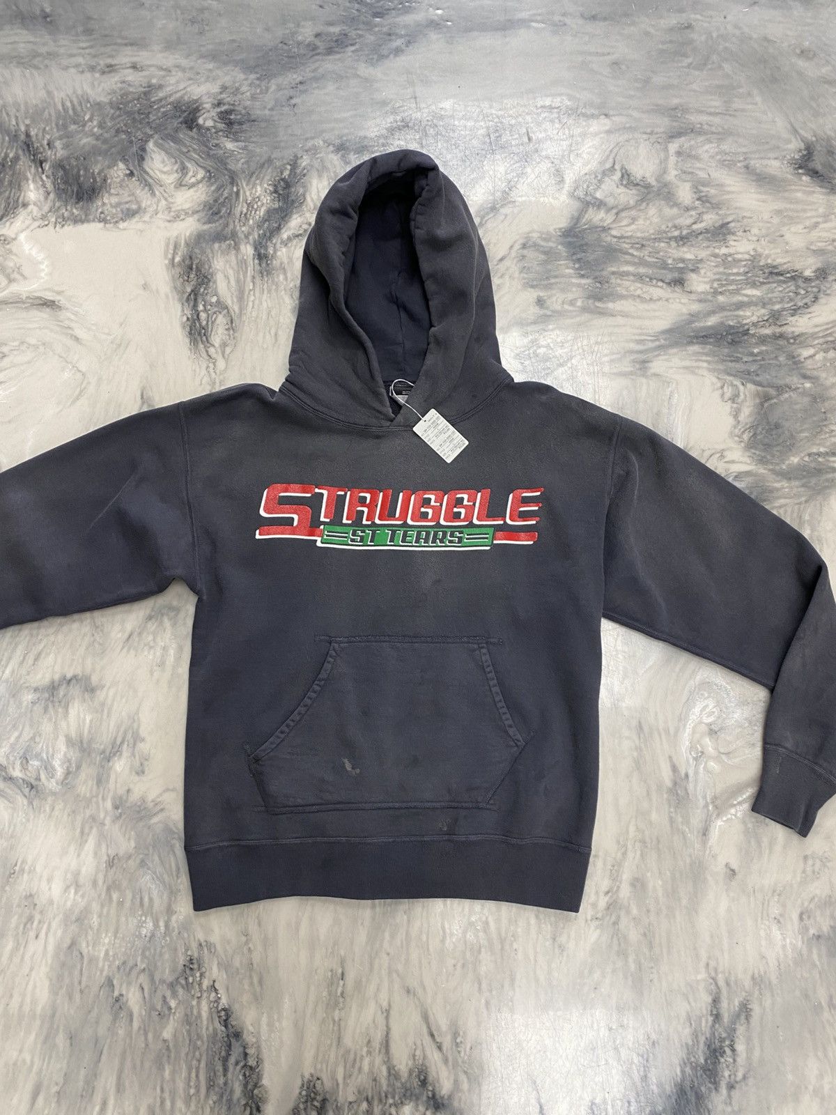 DENIM TEARS × Saint Michael Saint Michael x Denim Tears struggle hoodie black large Size US L / EU 52-54 / 3 - 2 Thumbnail