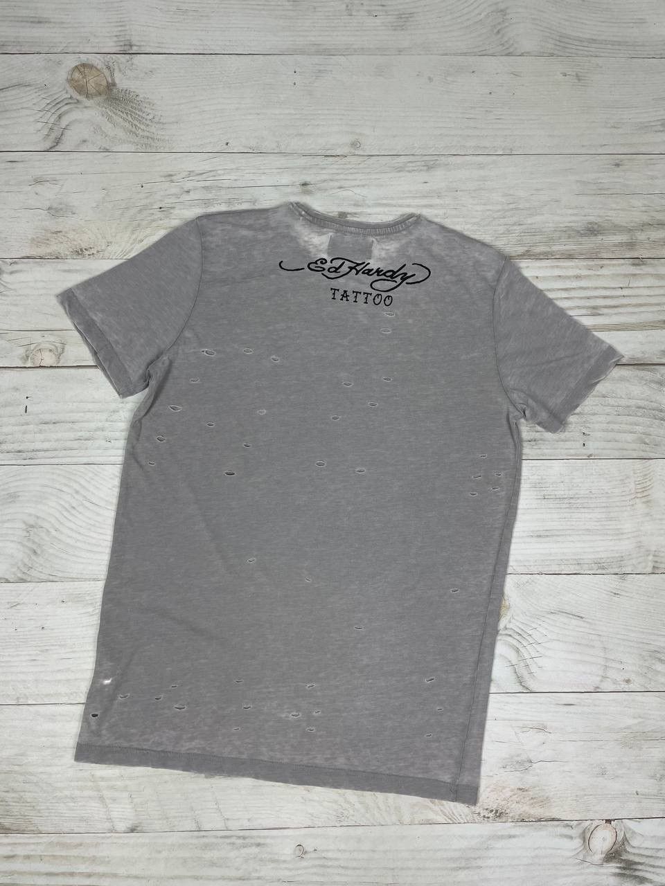 Christian Audigier Ed Hardy Tattoo T Shirt Big Logo Y2K Avant Gard Size US S / EU 44-46 / 1 - 11 Thumbnail