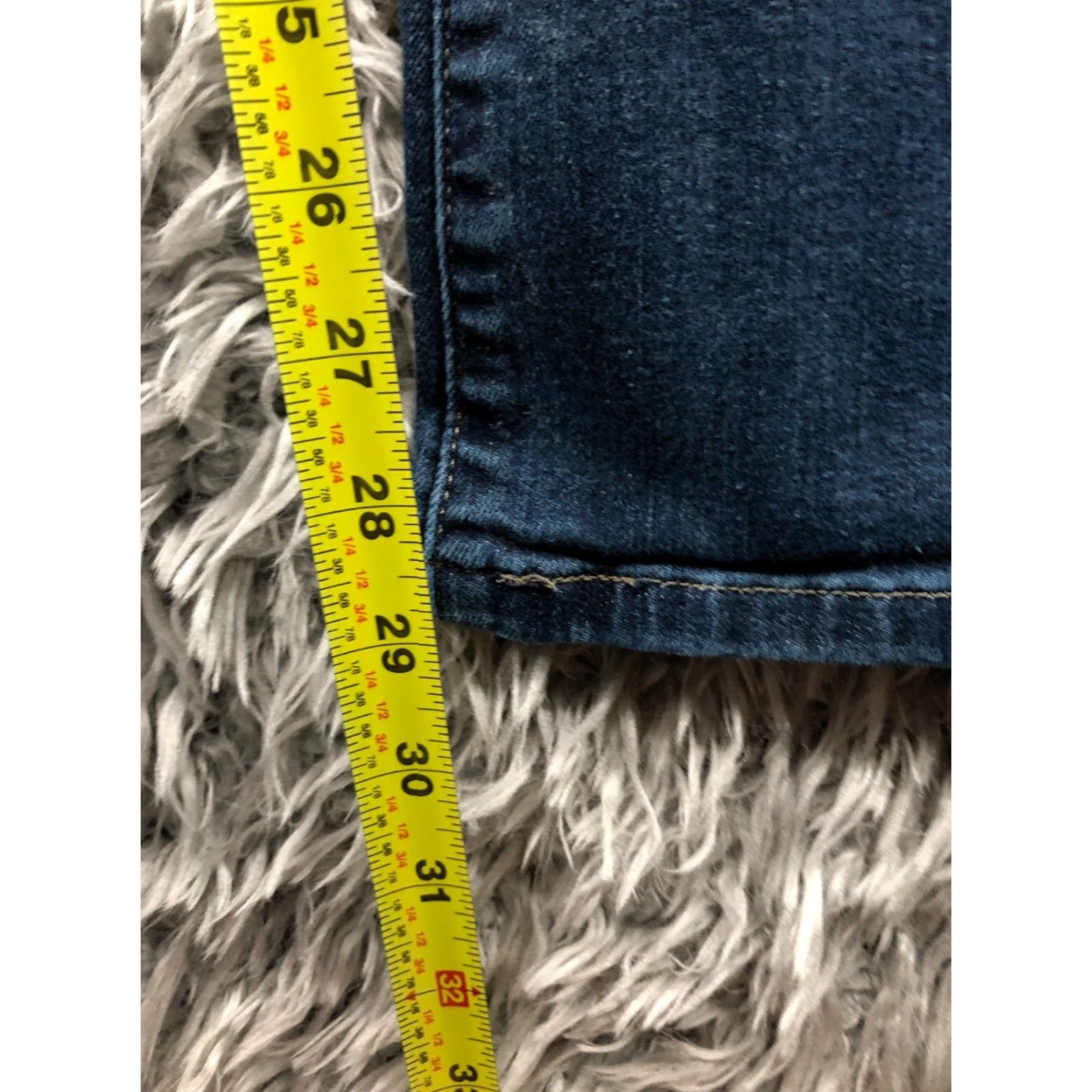 Levi's Levi's Jeans 515 Bootcut Size 16 Womens Dark Wash Blue Regular Inseam 30" Denim Cotton 5-Pocket Zipper Button Belt Loops Size 38" / US 16 / IT 52 - 3 Thumbnail