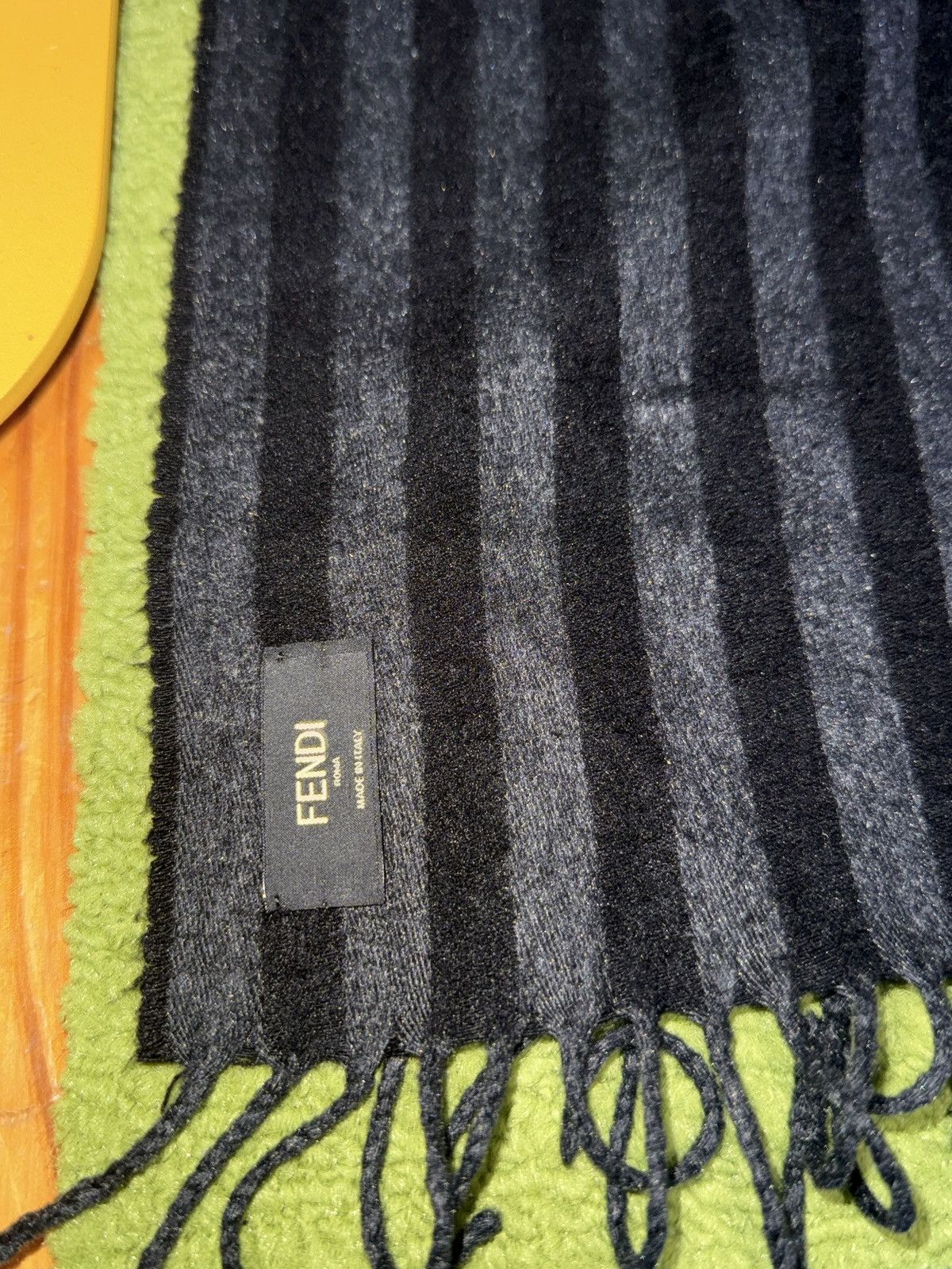 Fendi Black Fendi Silk Blanket Size ONE SIZE - 8 Thumbnail