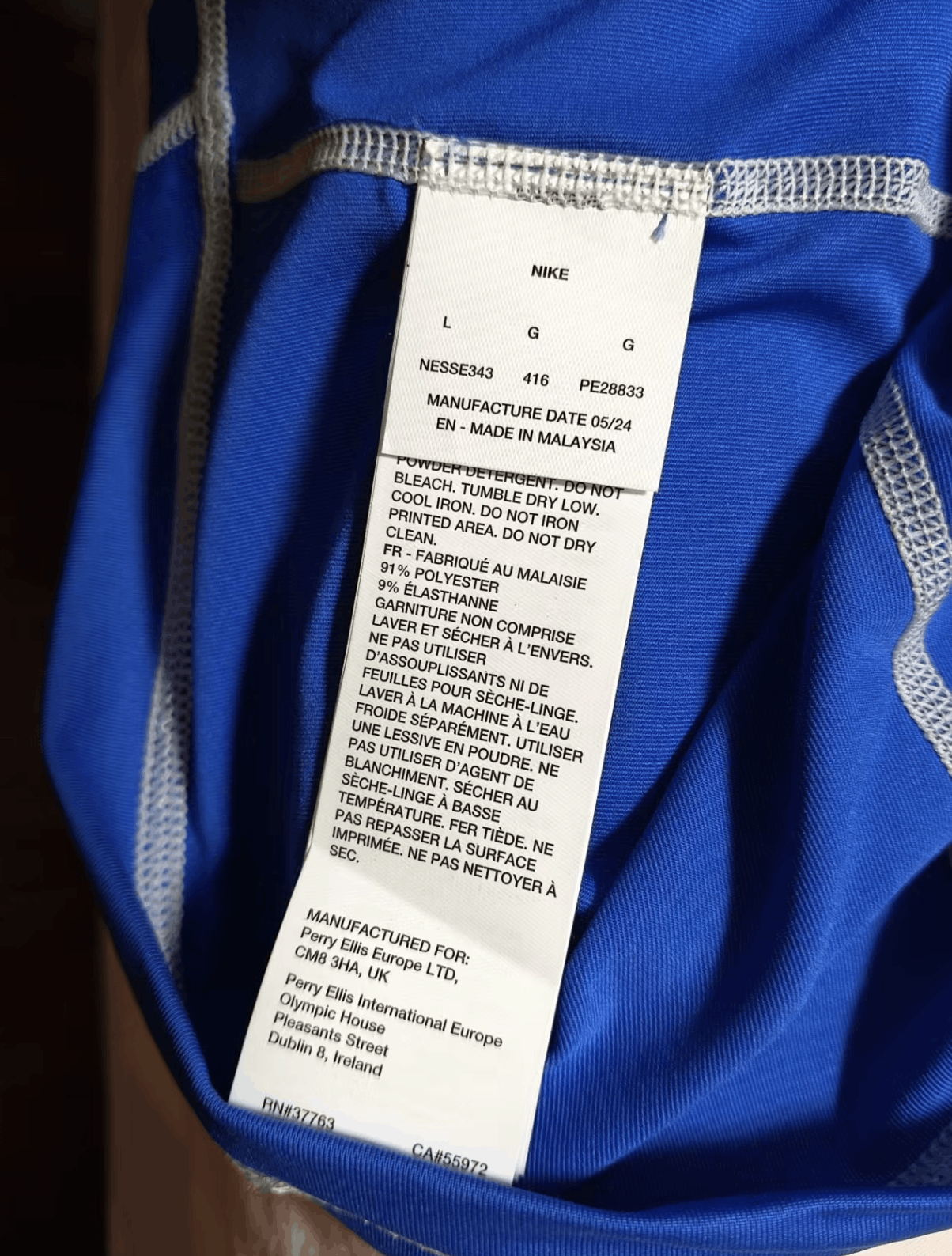 Nike × Stussy Stussy x Nike UV Crew Hyper Royal Size US L / EU 52-54 / 3 - 6 Thumbnail