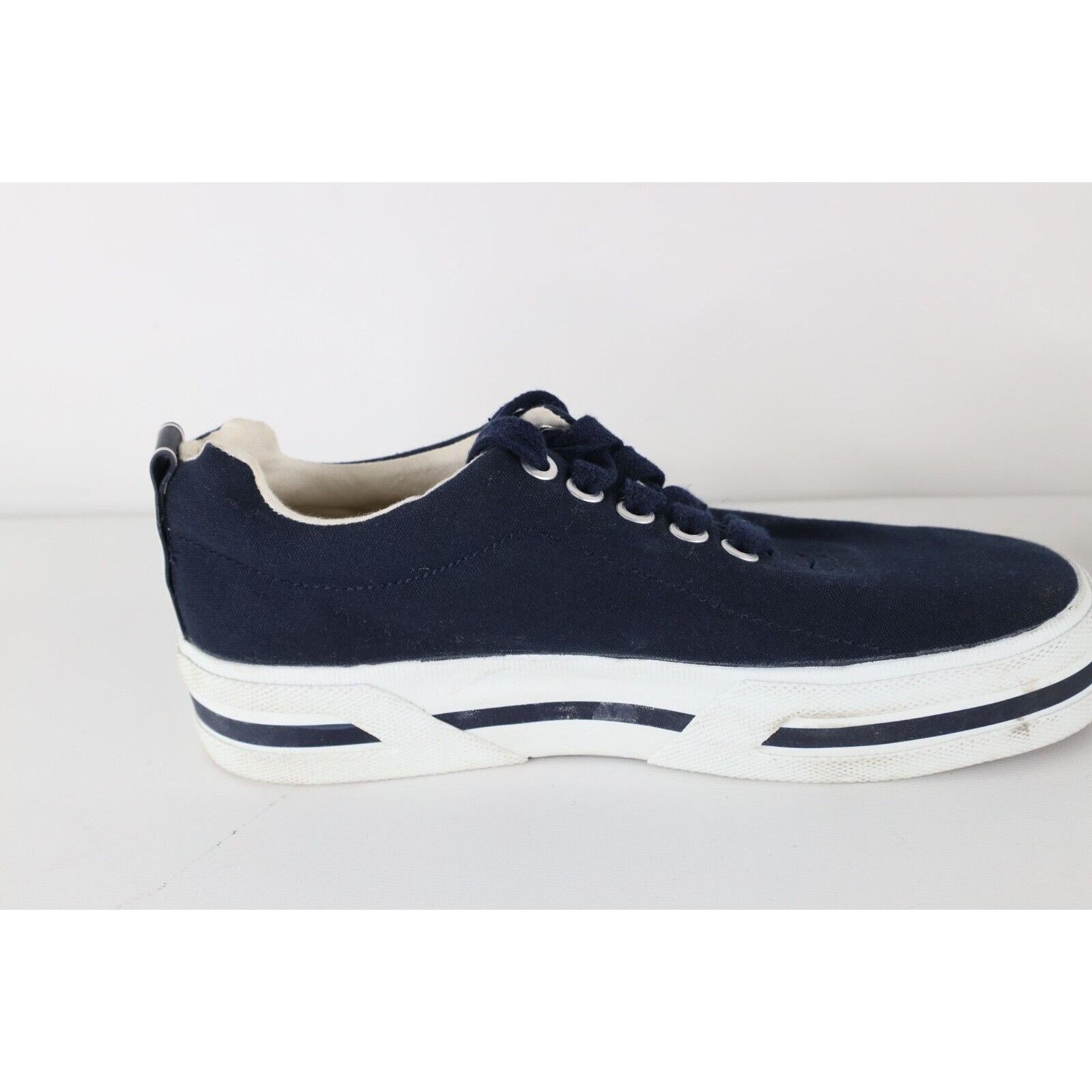 Esprit × Vintage Vintage 90s Esprit Spell Out Canvas Platform Shoes Size US 9.5 / IT 39.5 - 6 Thumbnail