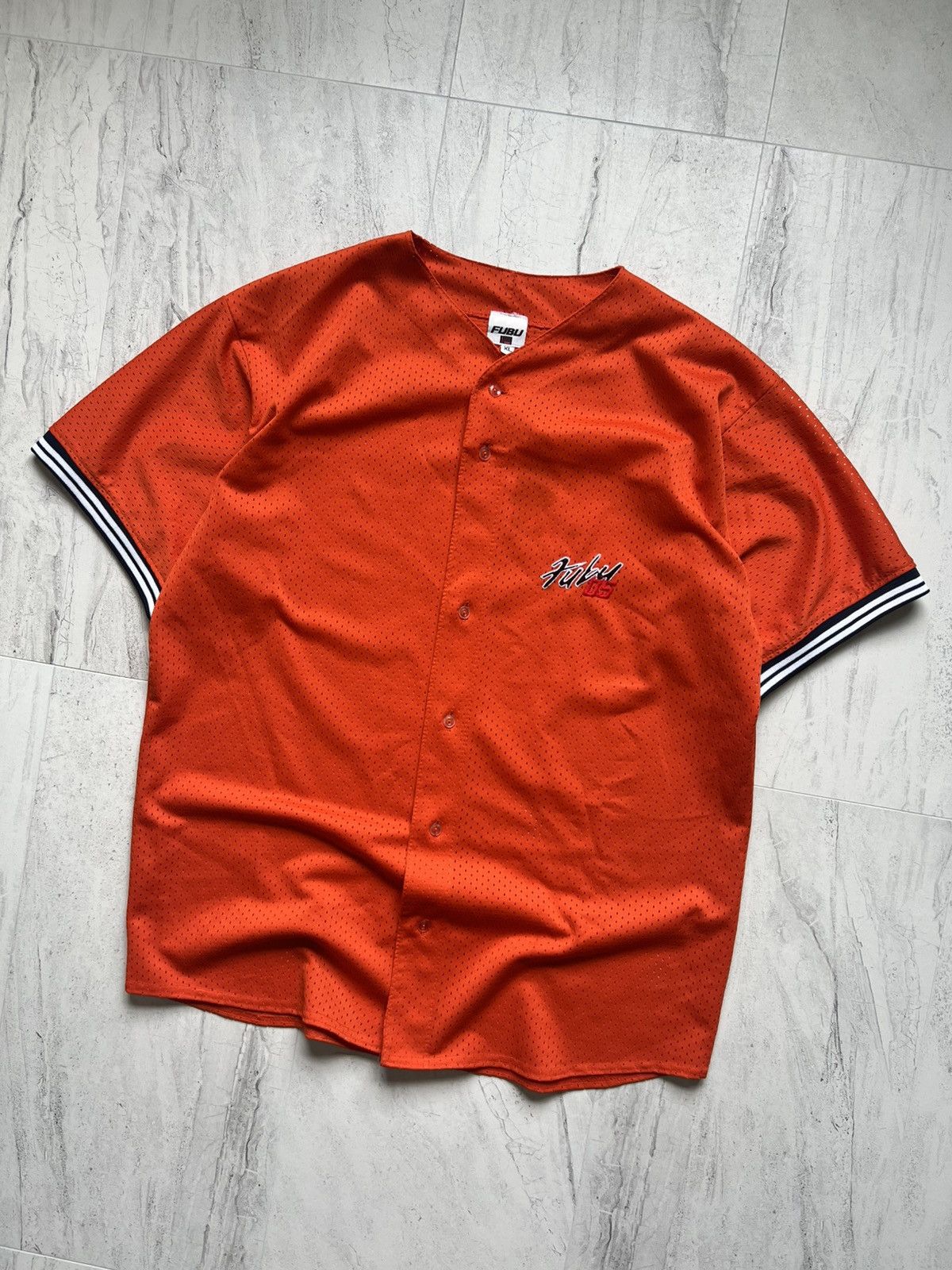 Fubu Vintage MLB 90’s FUBU Stitched Baseball Jersey Size US XL / EU 56 / 4 - 2 Thumbnail