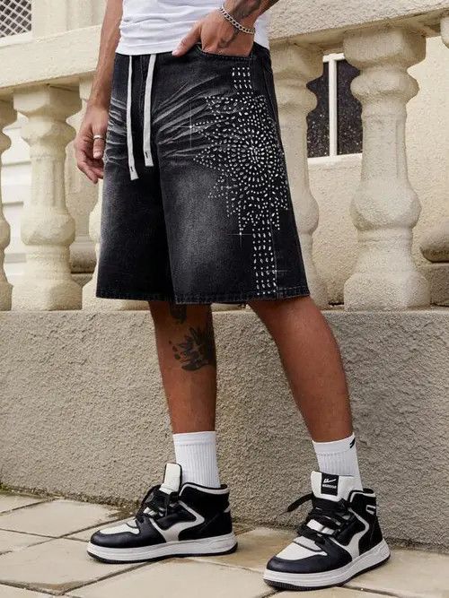 Japanese Brand × Vintage VINTAGE Y2K RETRO washed jorts shorts DRIP Size US 36 / EU 52 - 4 Thumbnail