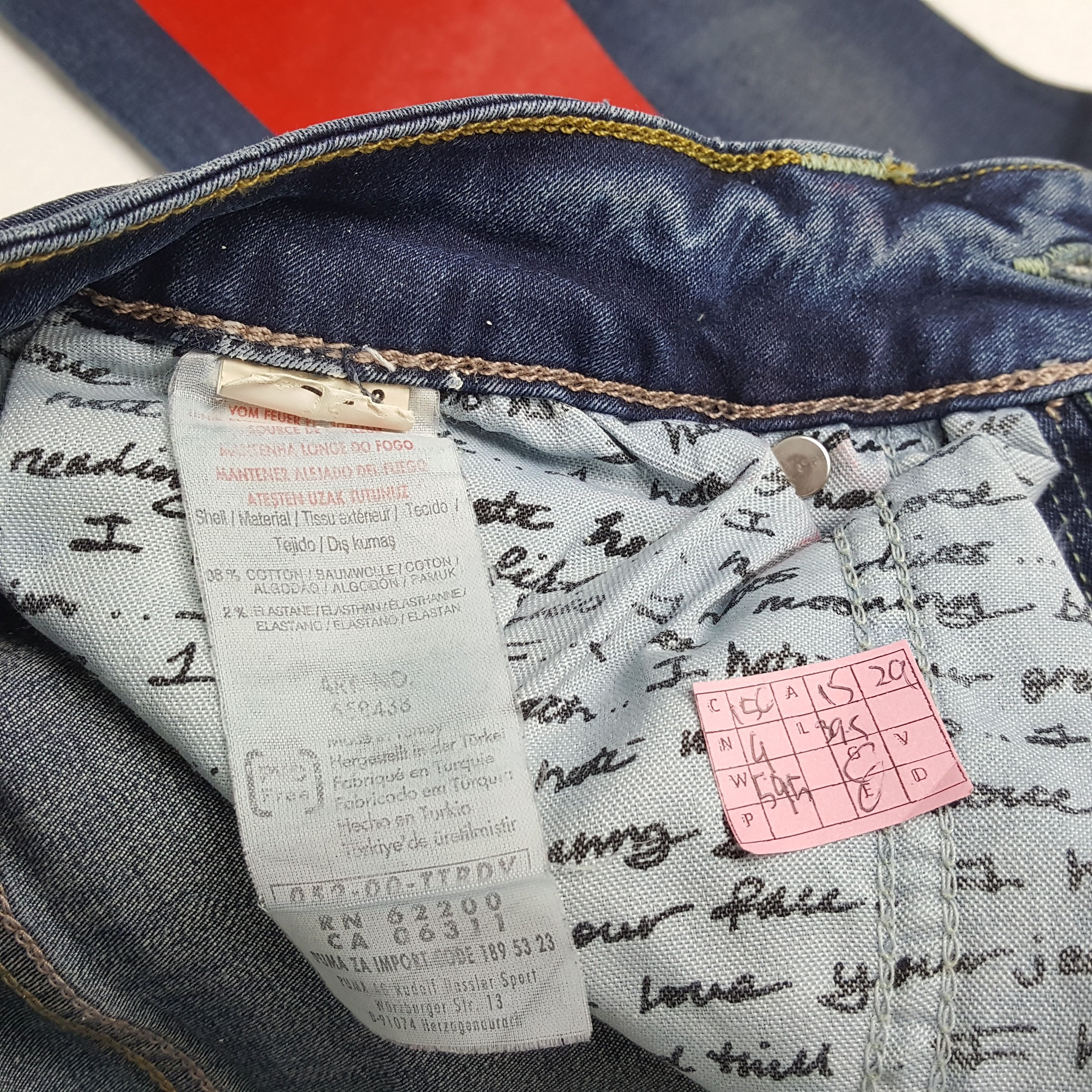Evisu × Puma × Vintage EVISU x PUMA Japanese Brand Streetwear Custom Daicock Jeans Size 30" / US 8 / IT 44 - 13 Thumbnail