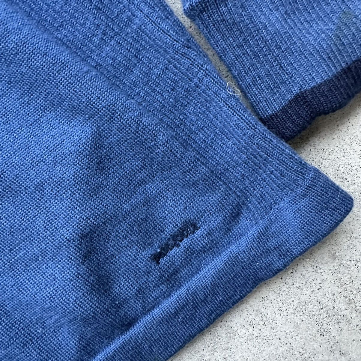 Patagonia Vintage Patagonia Merino Wool 1/4 Zip Sweater Men XL Blue Size US XL / EU 56 / 4 - 4 Thumbnail