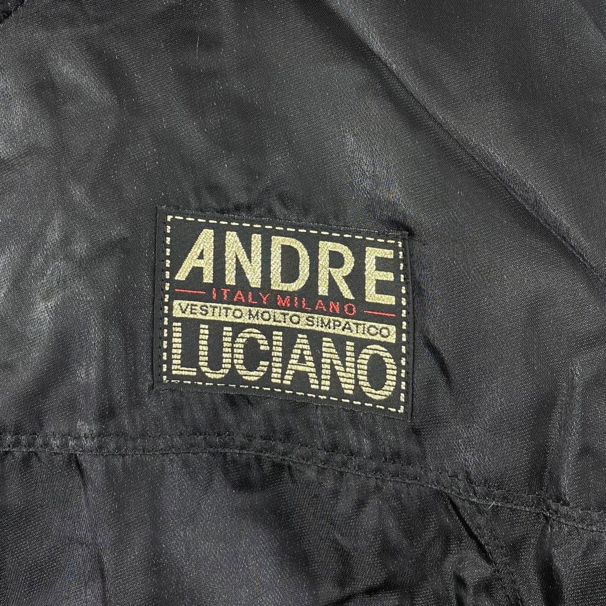 Andreluciano Vintage 90s ANDRE LUCIANO Jacket Parka Zipper Design Black Size US L / EU 52-54 / 3 - 3 Thumbnail