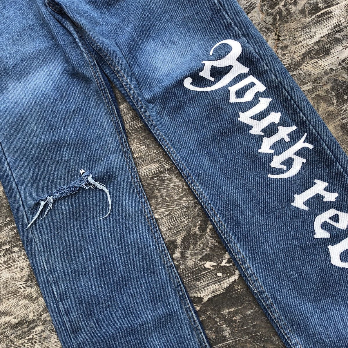 Other Jeans haindpainted “Youth Rebolt” Size US 32 / EU 48 - 1 Thumbnail