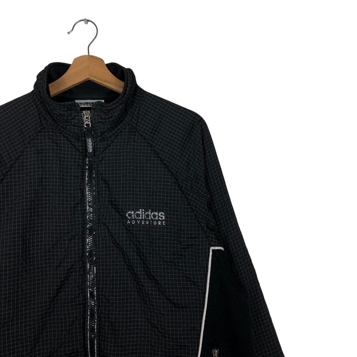 Adidas 📌Vintage Adidas Adventure Zipper Jacket Tartan Design Size US M / EU 48-50 / 2 - 7 Thumbnail