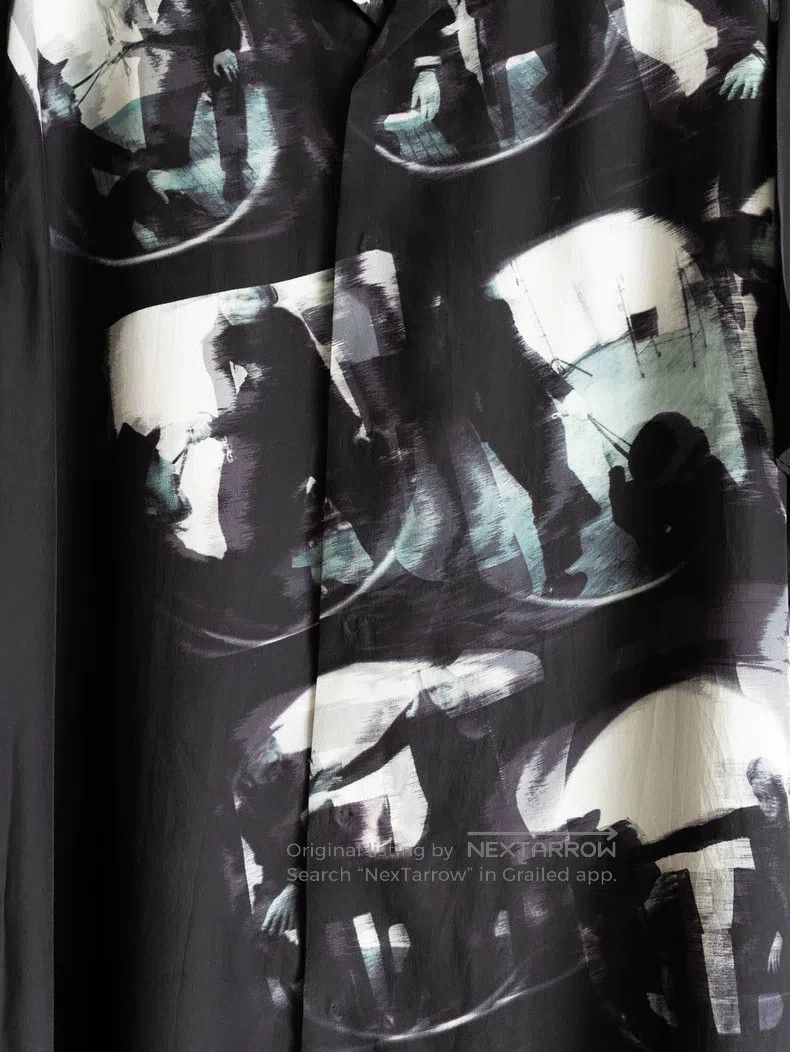 Yohji Yamamoto Yohji Yamamoto 22 SS Old Man Woman Double Shadow Silk Shir Size US M / EU 48-50 / 2 - 4 Thumbnail