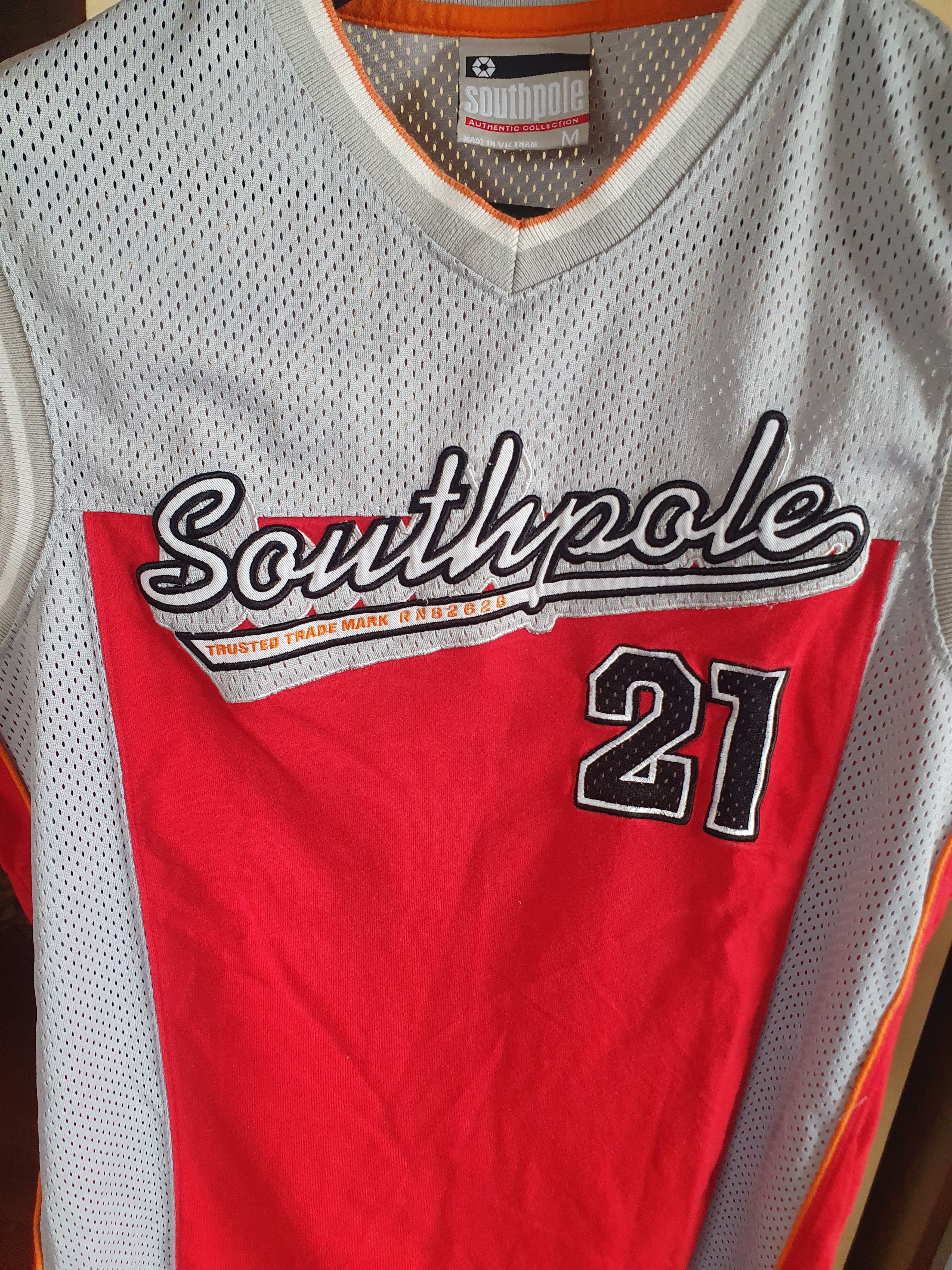 Southpole × Vintage Southpole Jersey Tank Top #21 Vintage Y2K sz M Size US M / EU 48-50 / 2 - 3 Thumbnail