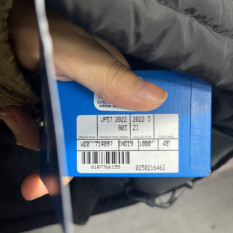Balenciaga Balenciaga Adidas Black Embroidered Logo Down Jacket-2506 Size US L / EU 52-54 / 3 - 5 Thumbnail