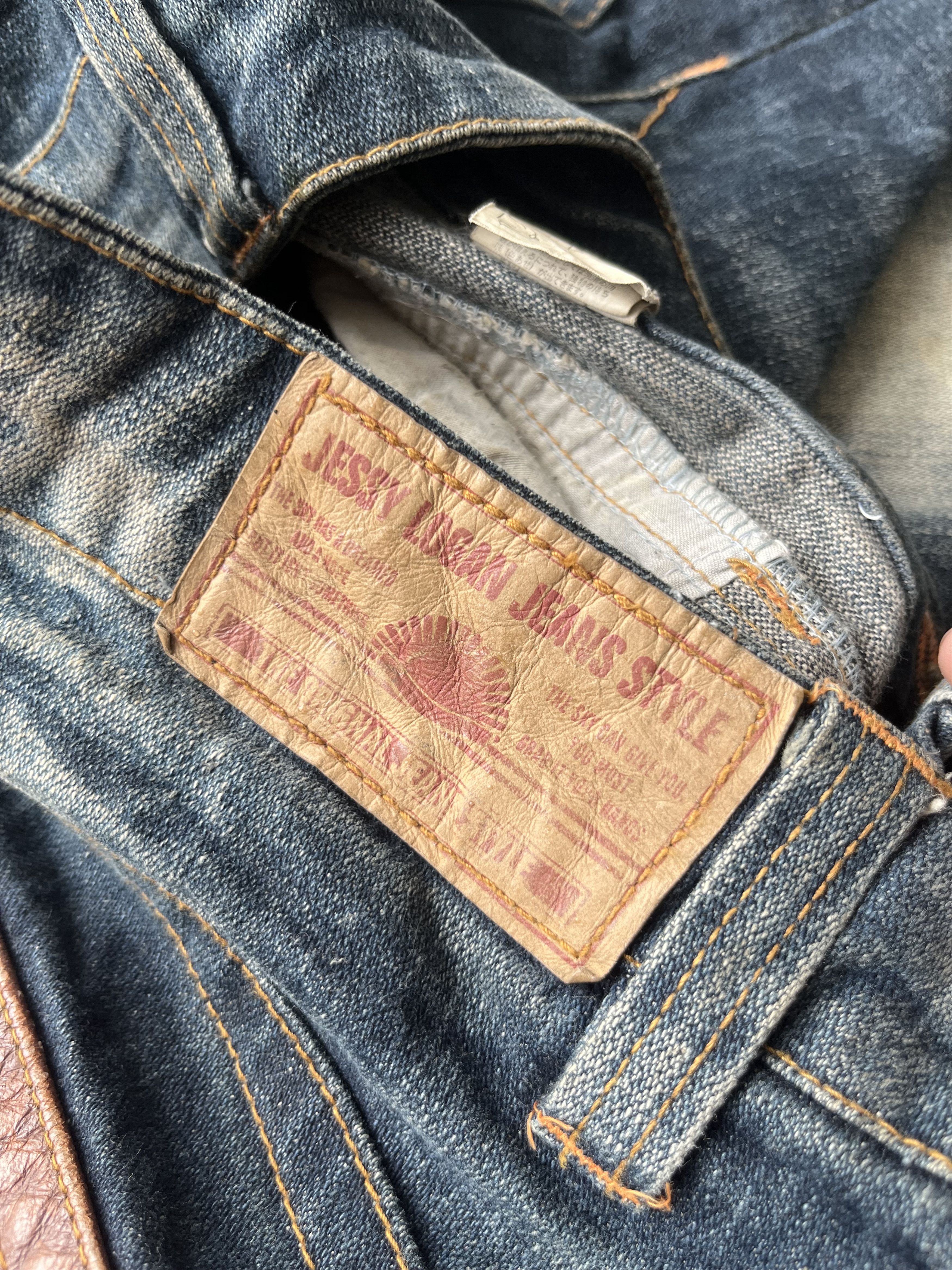 Japanese Brand 💥rare💥 jessy logan whisker washed flare jeans Size US 28 / EU 44 - 7 Thumbnail