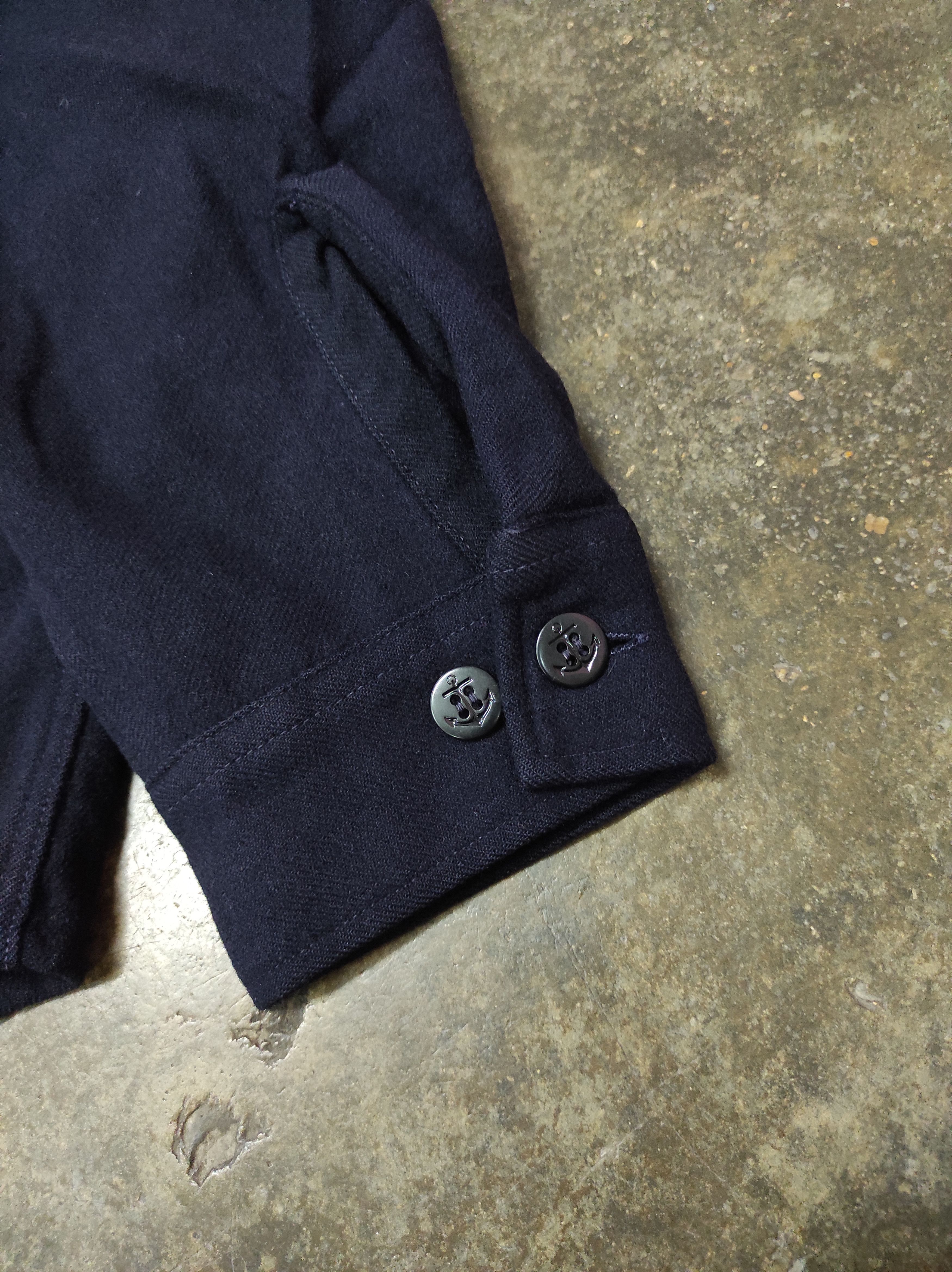 MILITARY MAN'S WOOL CPO BLUE DOYLE SHIRT JACKET