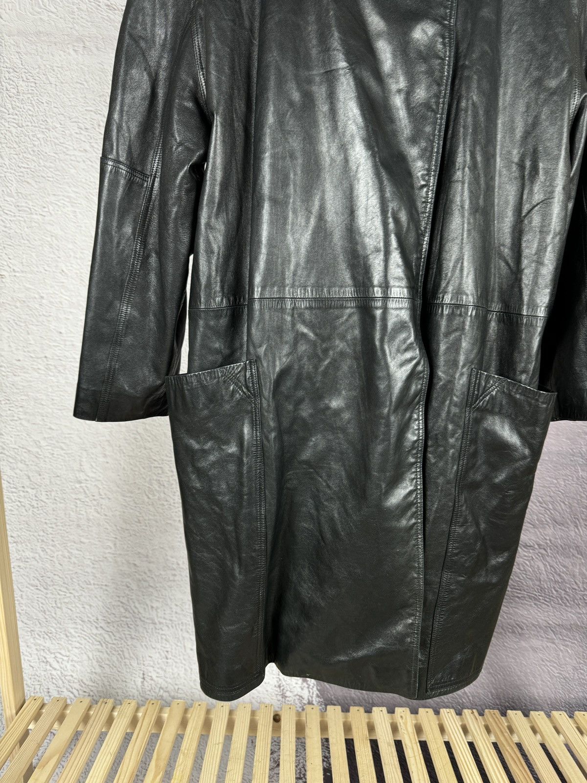 Other Zilli Made in France vintage pointaire creation leather coat Size ONE SIZE - 5 Thumbnail