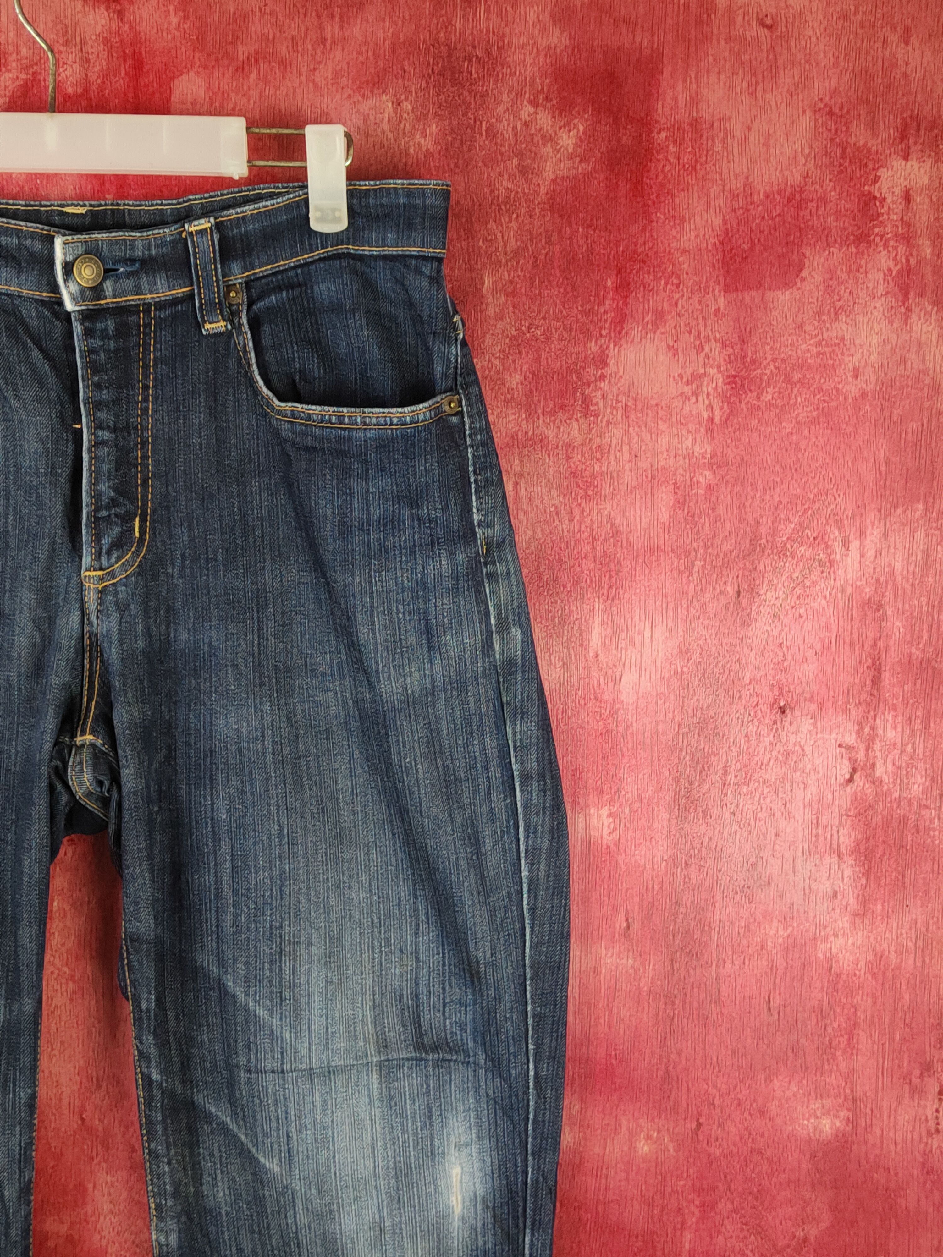 Edwin Edwin Dark Blue Faded Multipocket Denim #S1606 Size US 31 - 5 Thumbnail