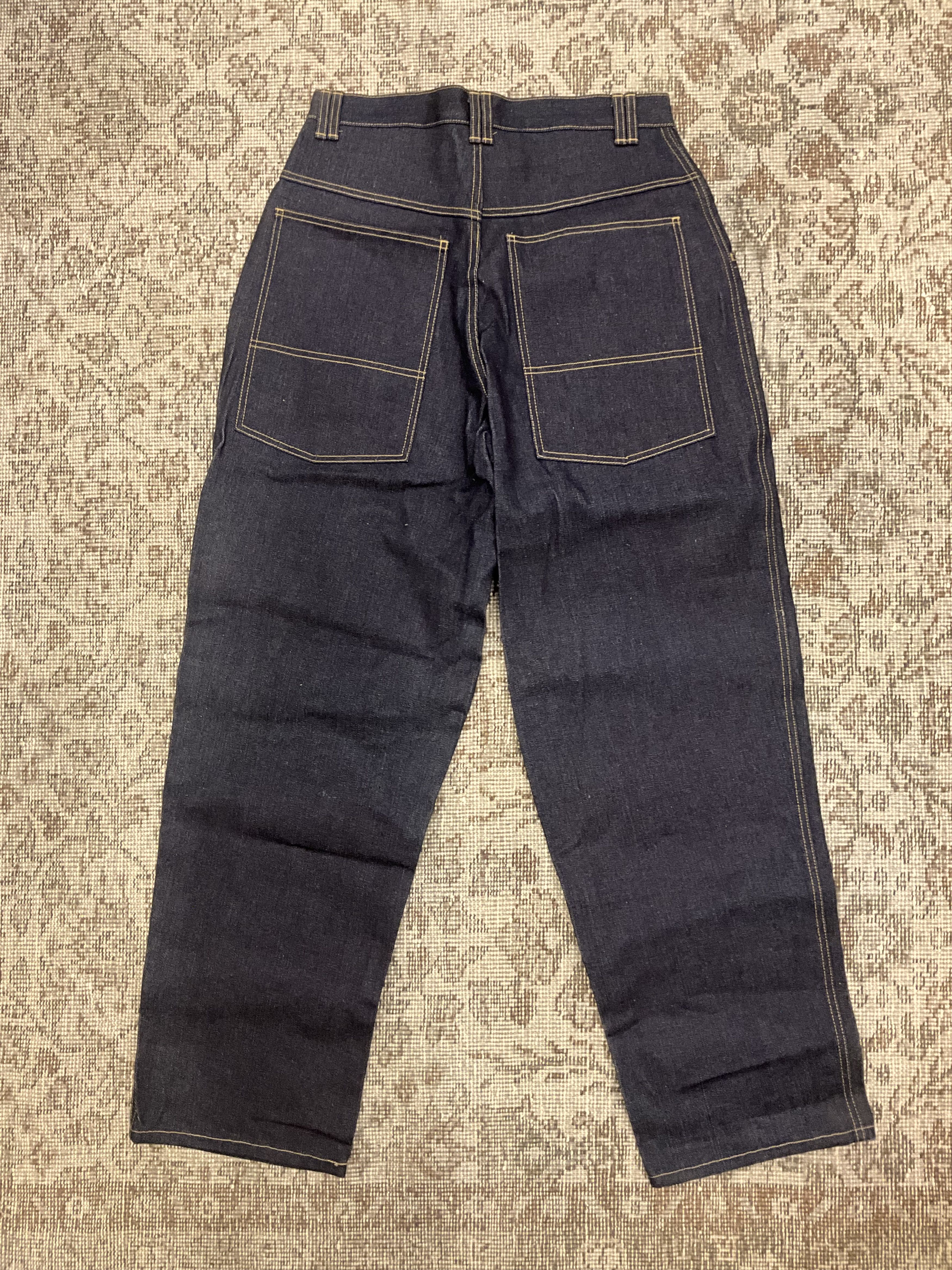 Other Kojima Denim Wide Leg Jeans Dark Indigo Deadstock Japan 90s Size US 32 / EU 48 - 2 Thumbnail