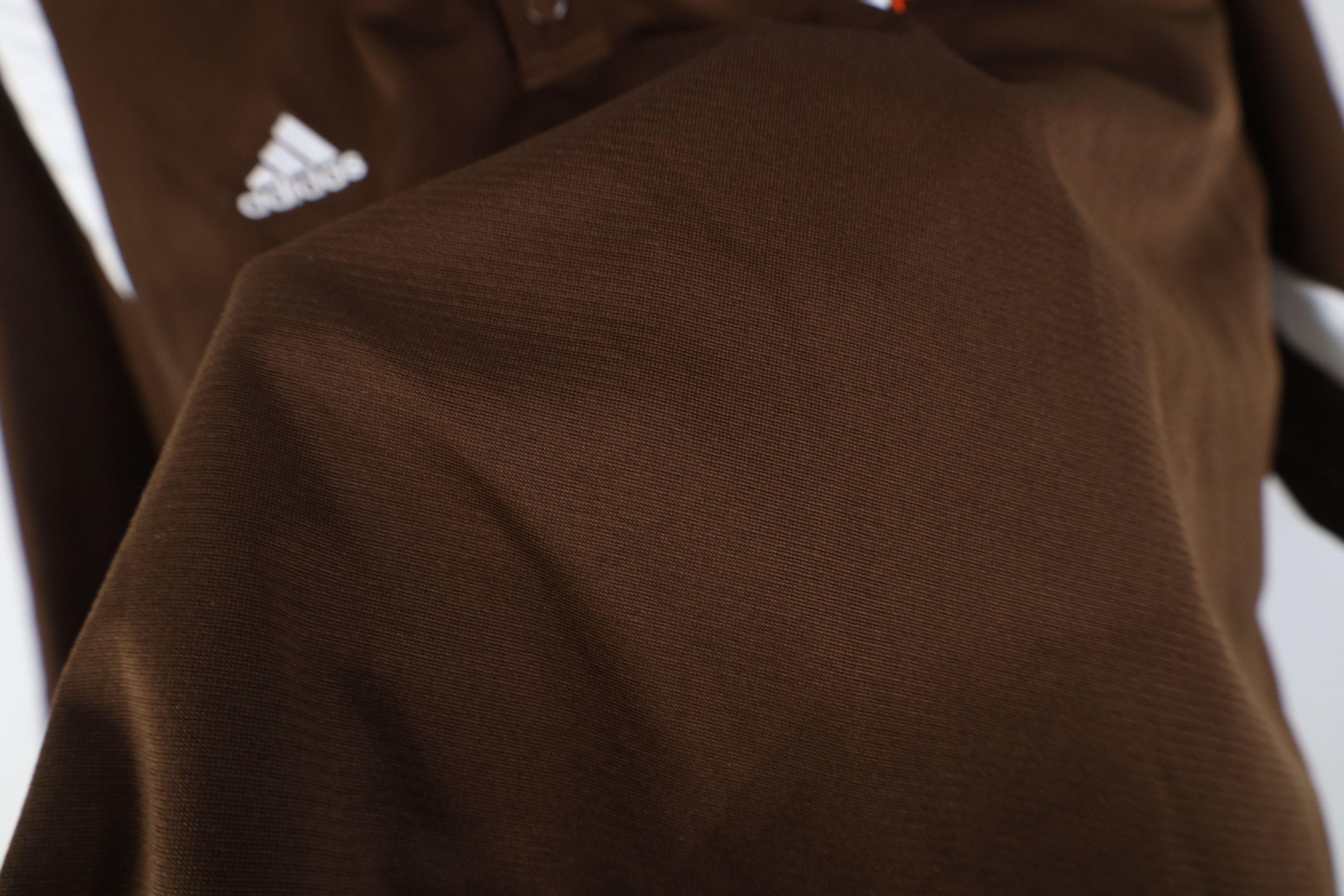 Adidas Adidas Bowling Green State University Football Polo Brown Size US L / EU 52-54 / 3 - 7 Thumbnail