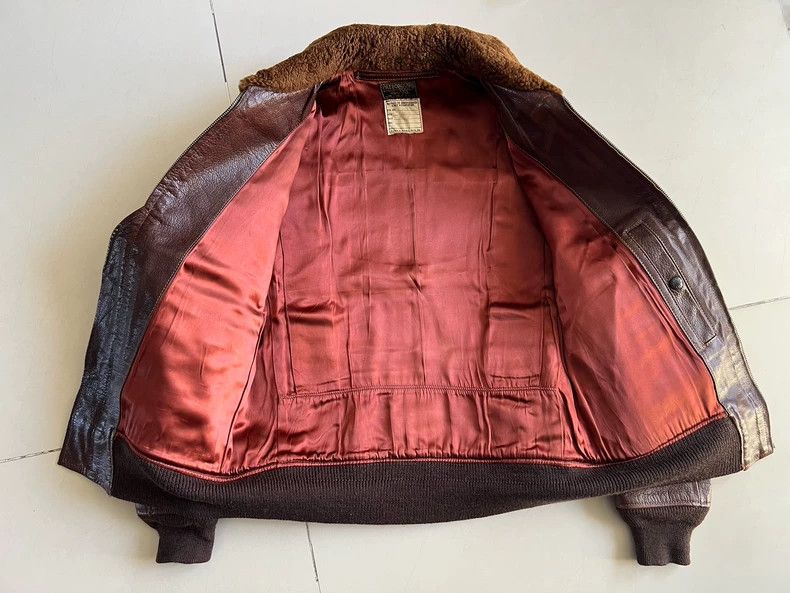 The Real McCoy's Leather Jacket Size US M / EU 48-50 / 2 - 7 Thumbnail
