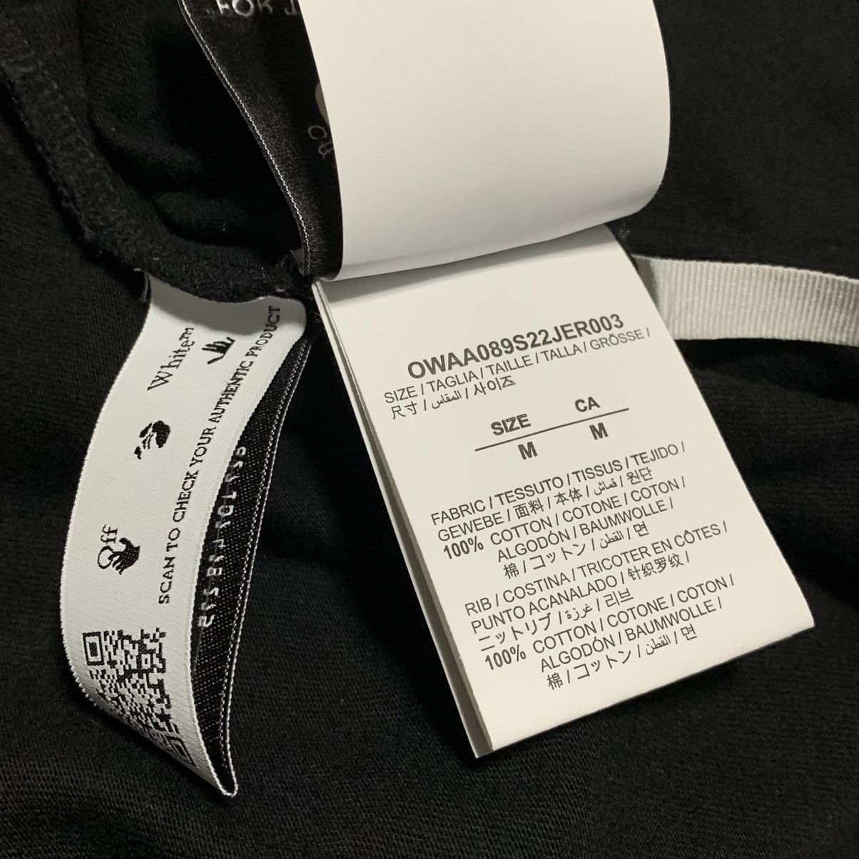 Off-White Off White Medium Blurred Arrows Black Tee Virgil Abloh Size US M / EU 48-50 / 2 - 9 Thumbnail