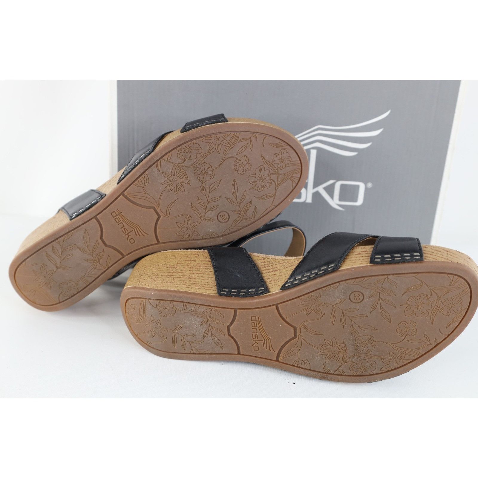 Dansko New Dansko Laurie Burnished Calf Leather Platform Sandals Size US 9 / IT 39 - 7 Thumbnail