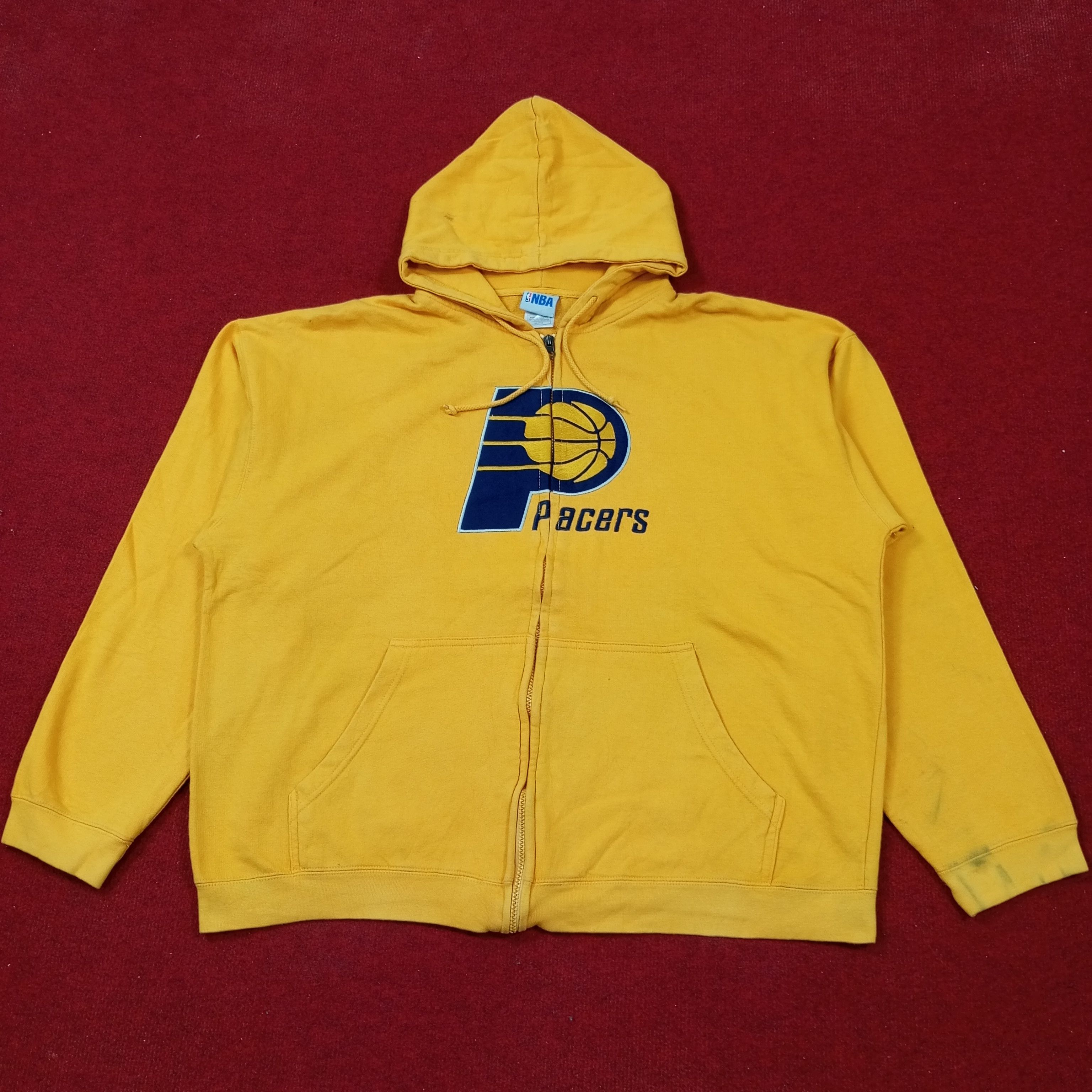 NBA × Vintage Pacers NBA Basketball Team Zipper Hoodies Big Size Size US XXL / EU 58 / 5 - 1 Thumbnail