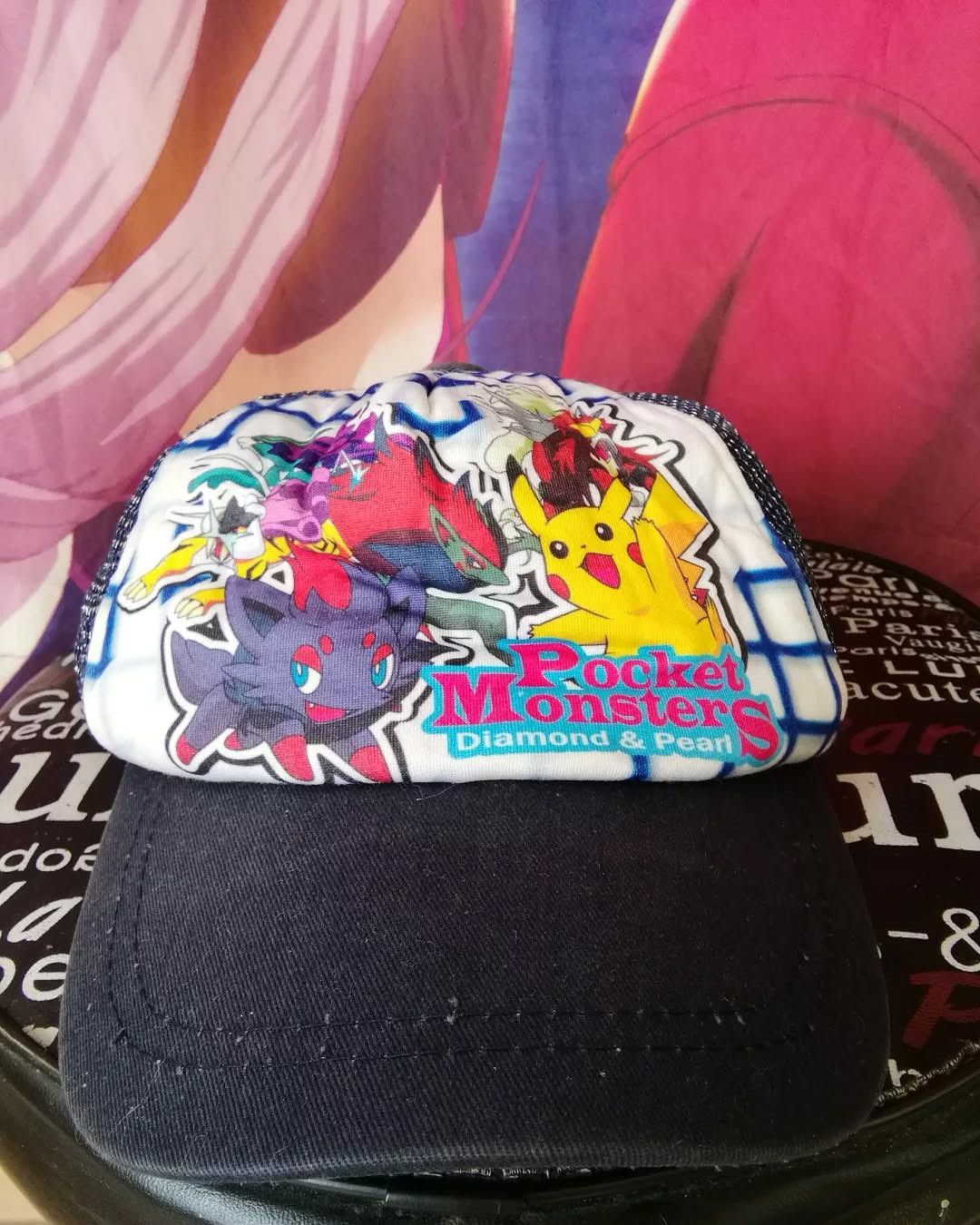 Pokemon Pokemon Diamond and Pearl Graphic Youth Anime Game Cap Size ONE SIZE - 2 Thumbnail