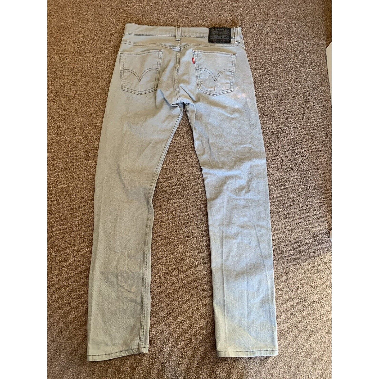 Levi's Levis 511 Jeans Men's 32X32 Blue Gray Slim Fit Distressed Size US 32 / EU 48 - 2 Thumbnail