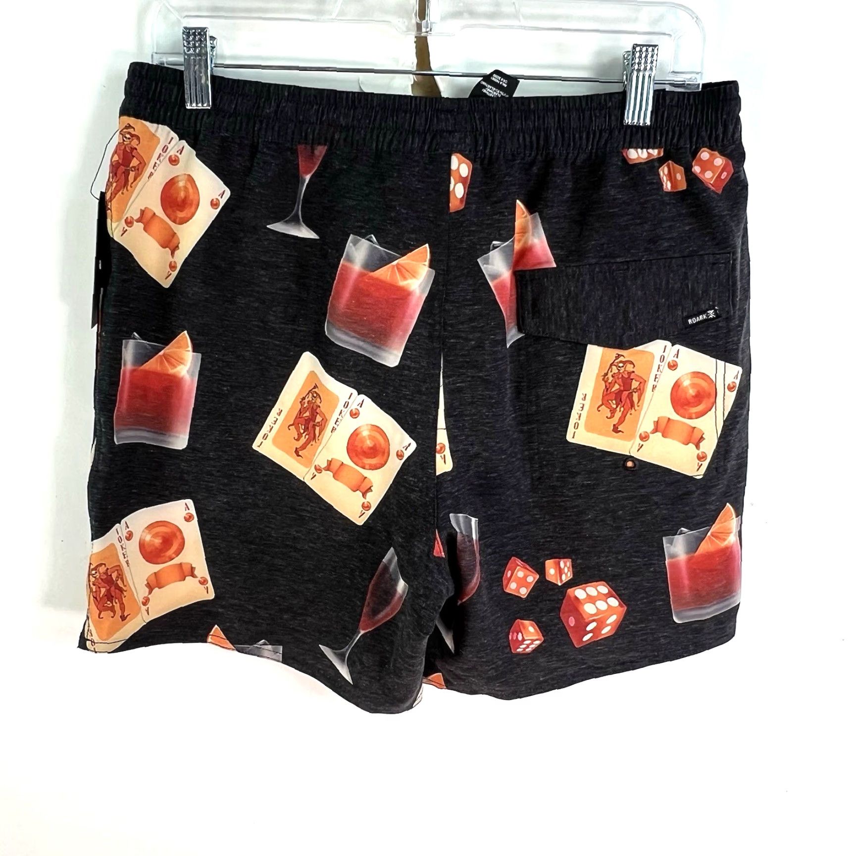 Roark ROARK The Chase Lined Shorts Mens Size S Black Gym Casual Size US 29 - 7 Thumbnail