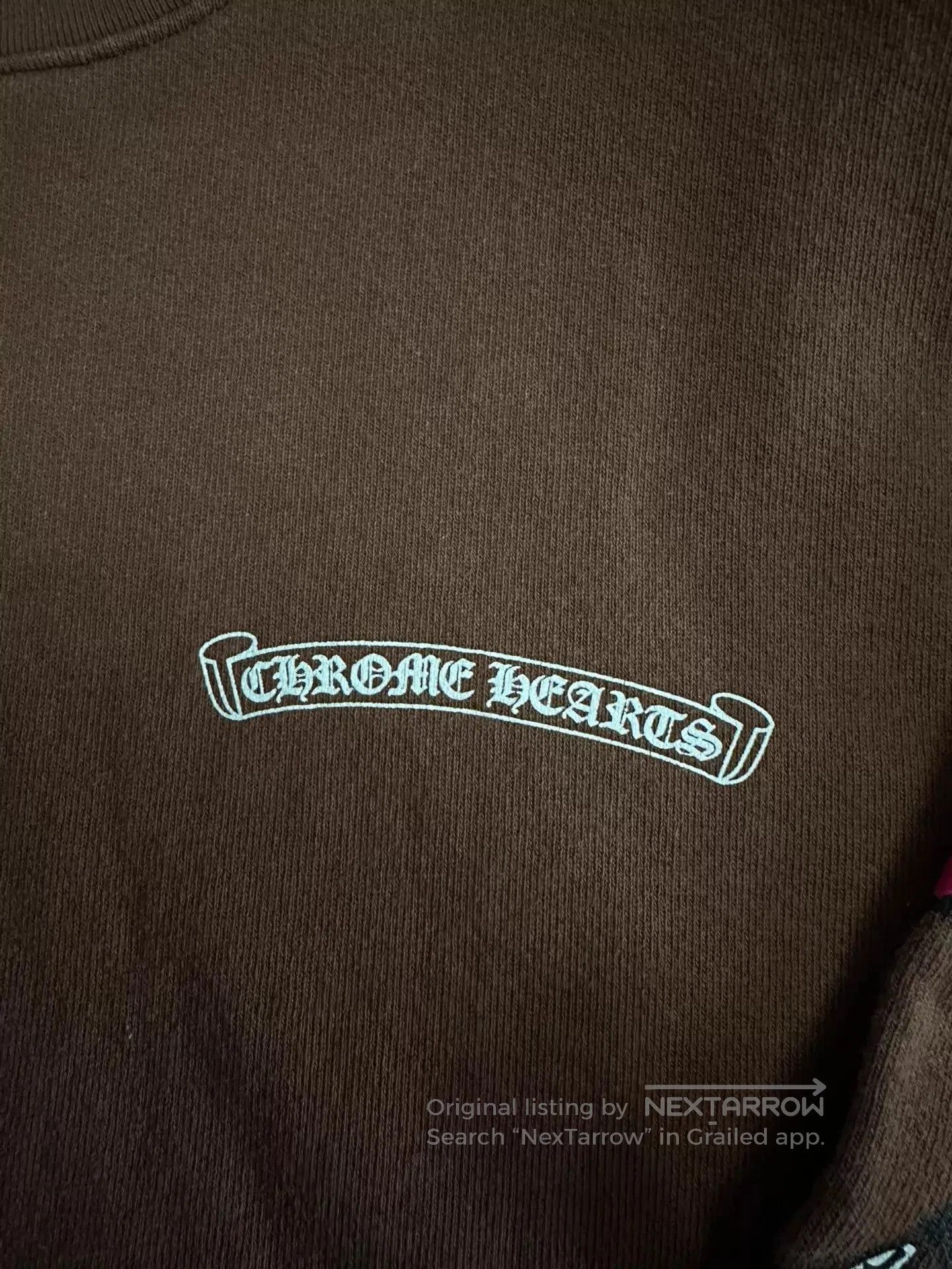 Chrome Hearts Brown Sweatshirt with 'Structure' Print and Graphics. Size US M / EU 48-50 / 2 - 5 Thumbnail