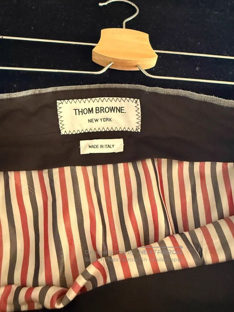 Thom Browne Thom Browne Gray Wool Pleated Short Skirt Size 28" / US 6 / IT 42 - 4 Thumbnail