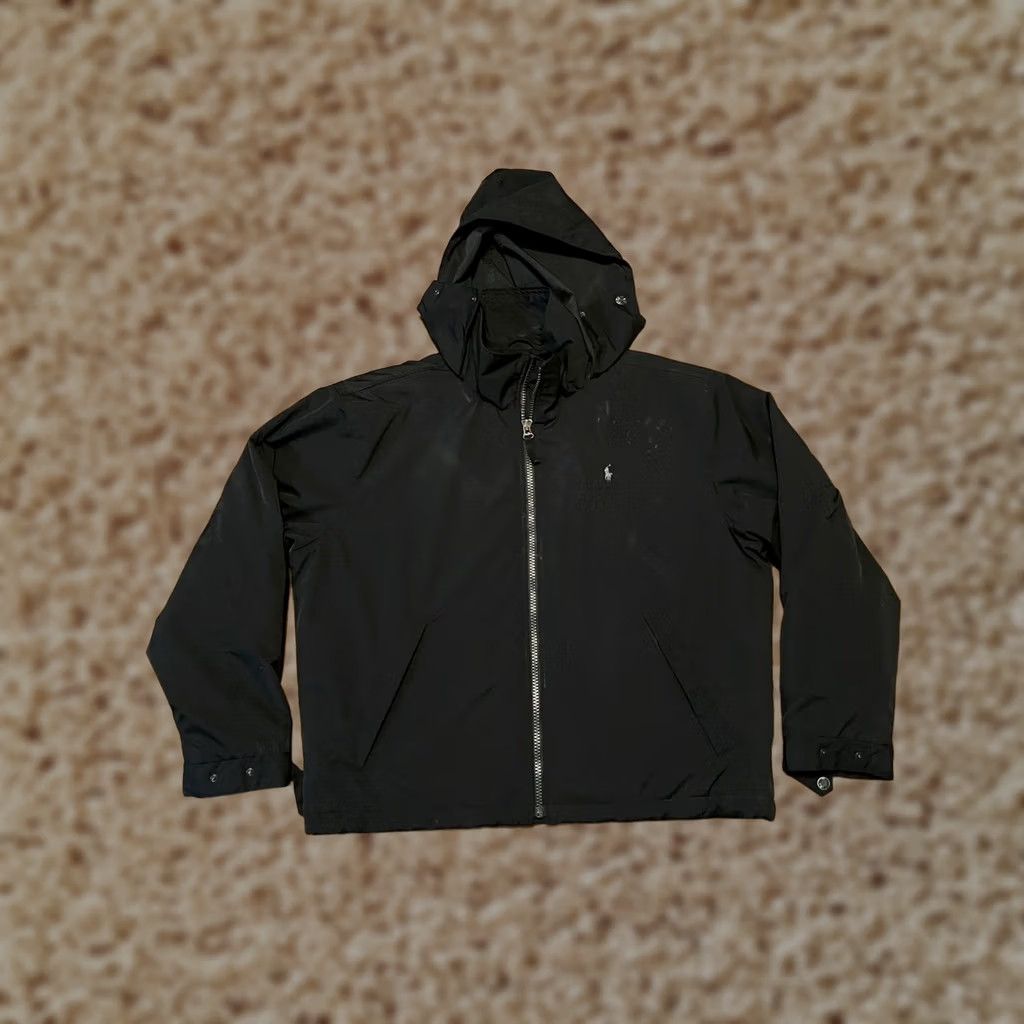Polo Ralph Lauren VINTAGE Polo Ralph Lauren Black Hooded Fleece Lined Insulated Jacket Coat Men's XL Black Hooded Coat Mens XL Size US XL / EU 56 / 4 - 1 Thumbnail