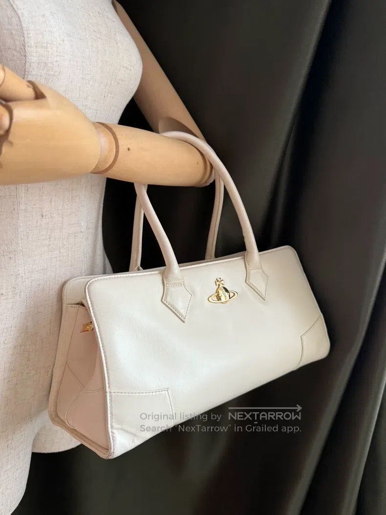 Vivienne Westwood Vivienne Westwood size os Vintage Saturn White Briefcase Size ONE SIZE - 2 Thumbnail